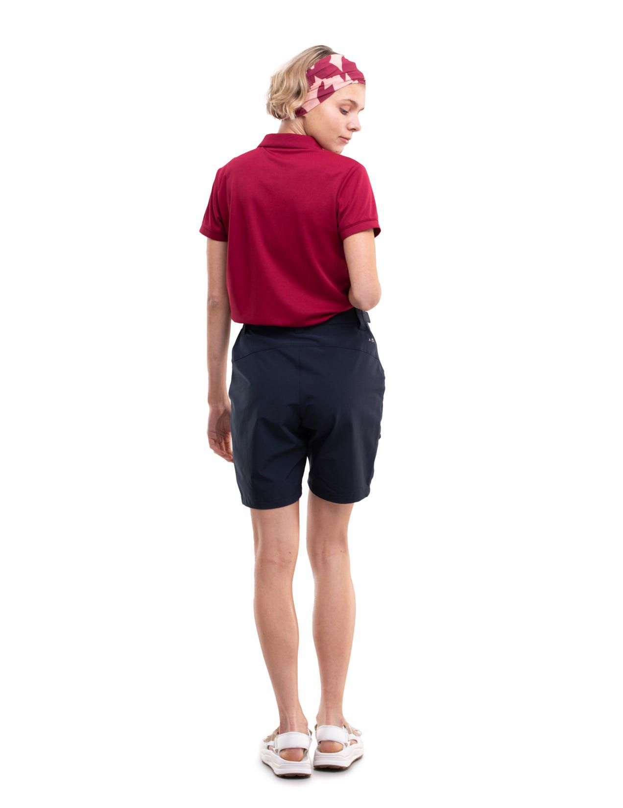 Dark Blue Women Icepeak Beaufort Stretchy Outdoor Shorts | USA-ZAB028914