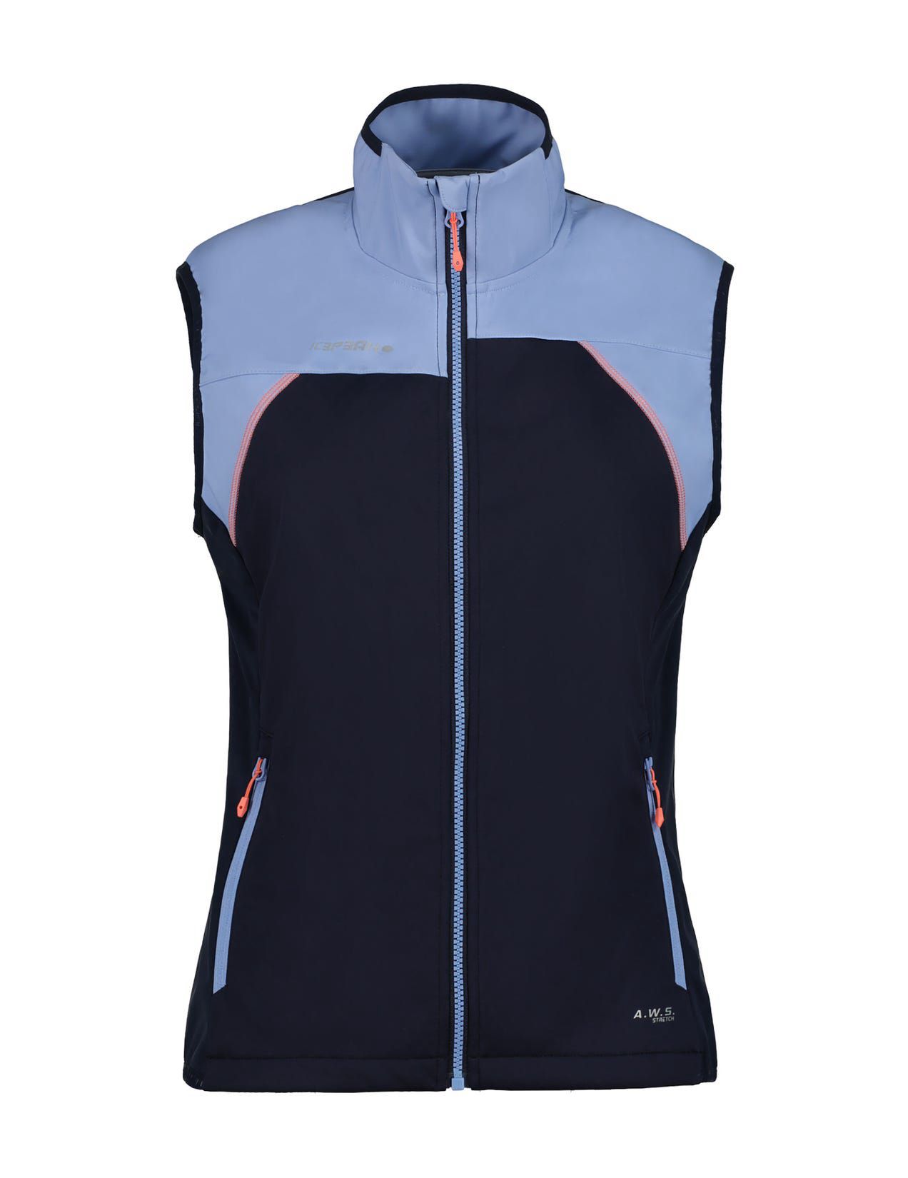 Dark Blue Women Icepeak Branson Vest | USA-DGH716825