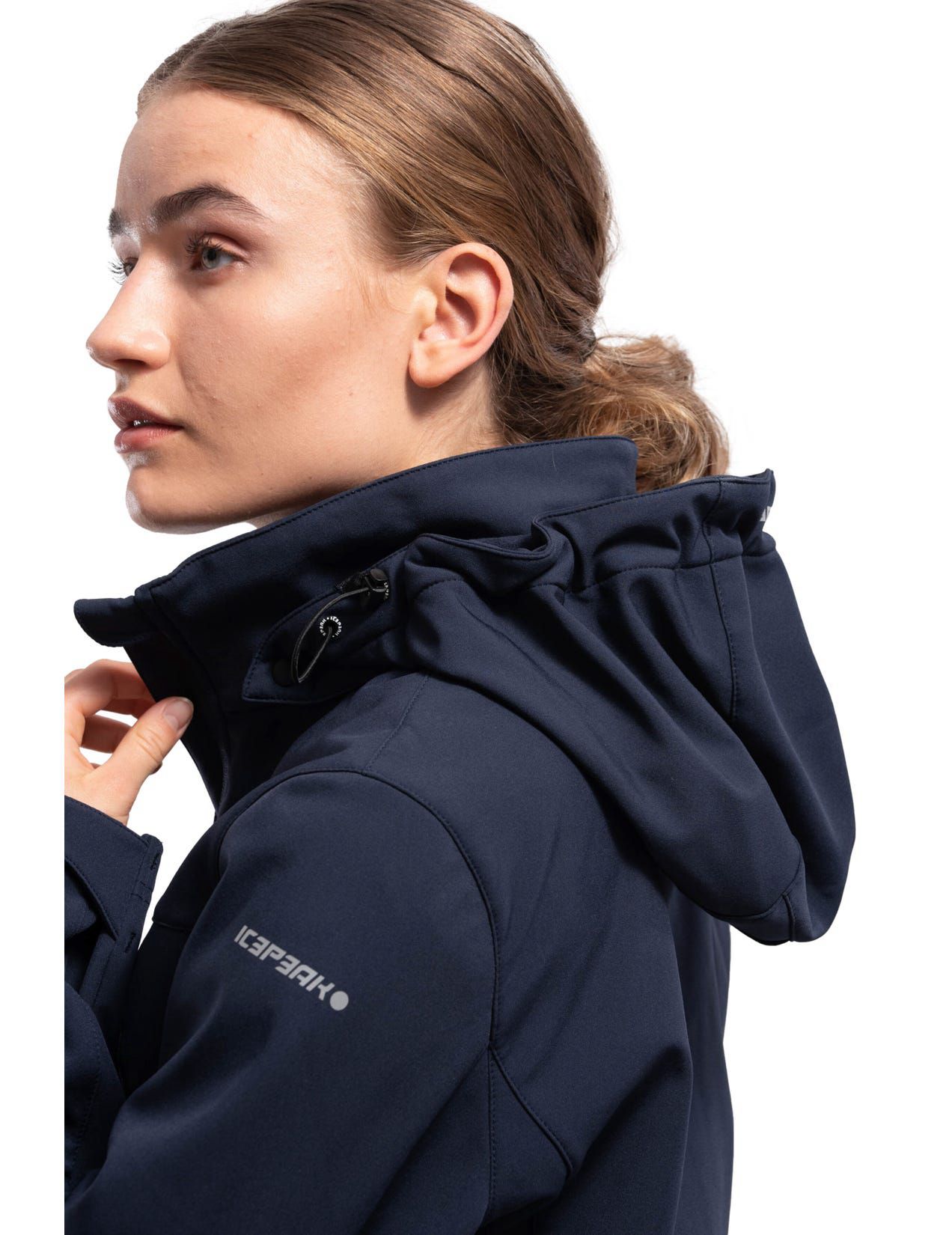 Dark Blue Women Icepeak Brenham Jacket | USA-BWM280795