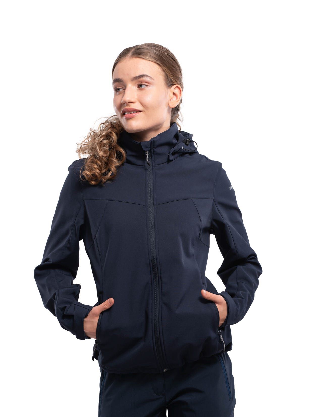 Dark Blue Women Icepeak Brenham Jacket | USA-BWM280795