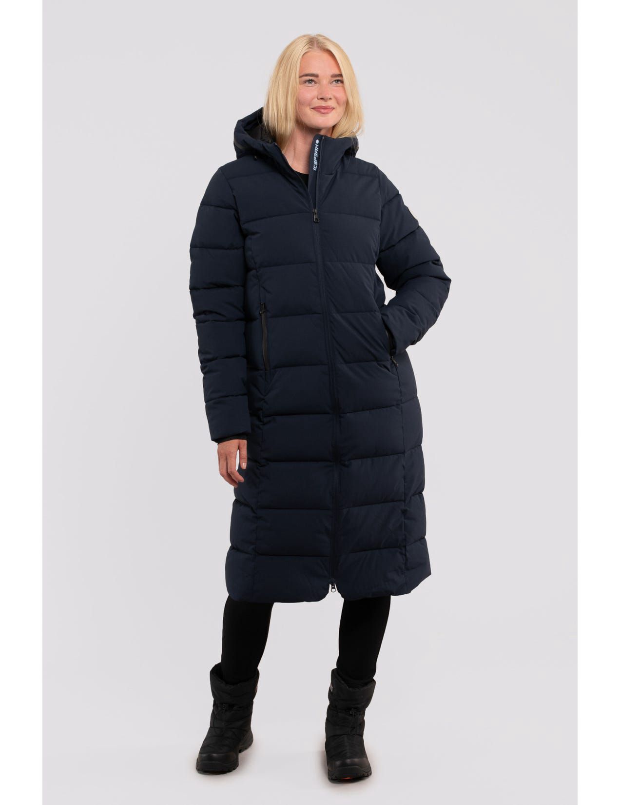 Dark Blue Women Icepeak Brilon Coat | USA-KFW938072