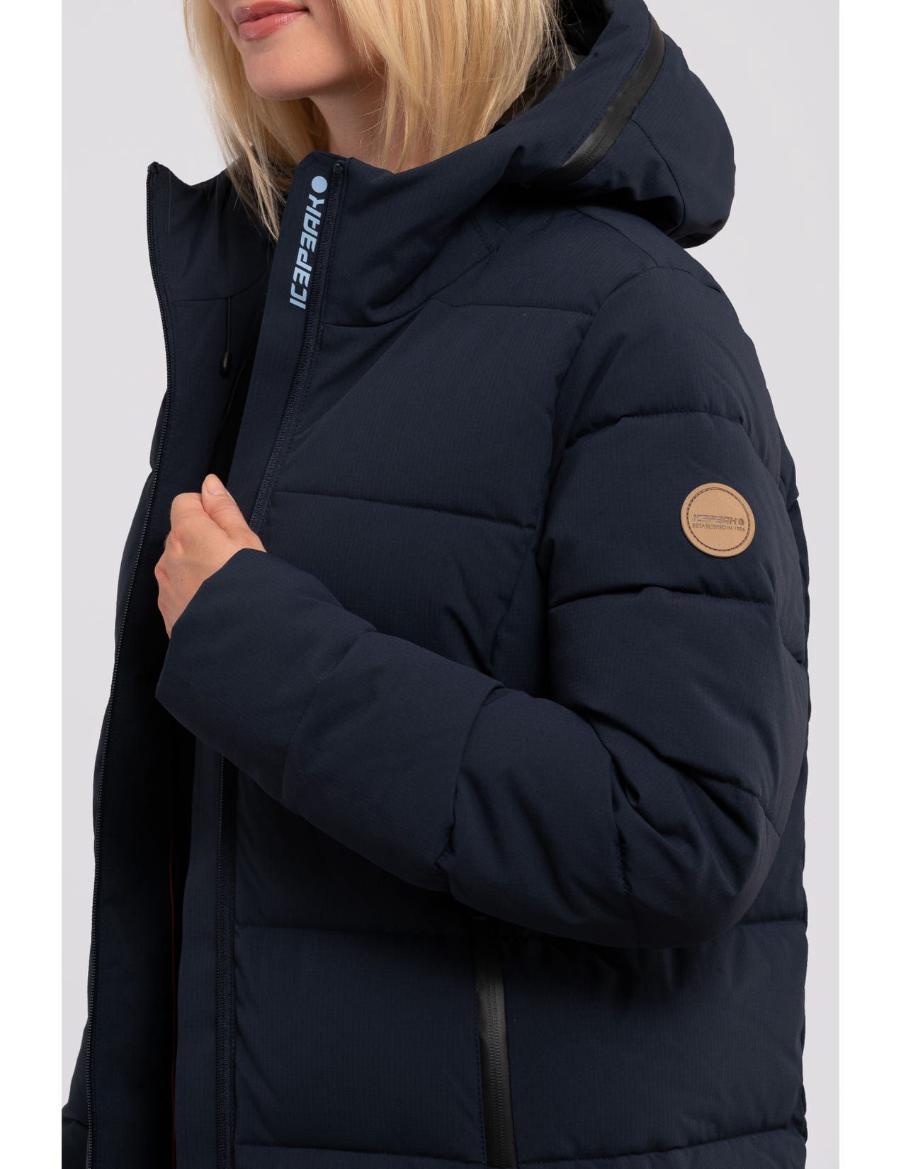 Dark Blue Women Icepeak Brilon Coat | USA-KFW938072