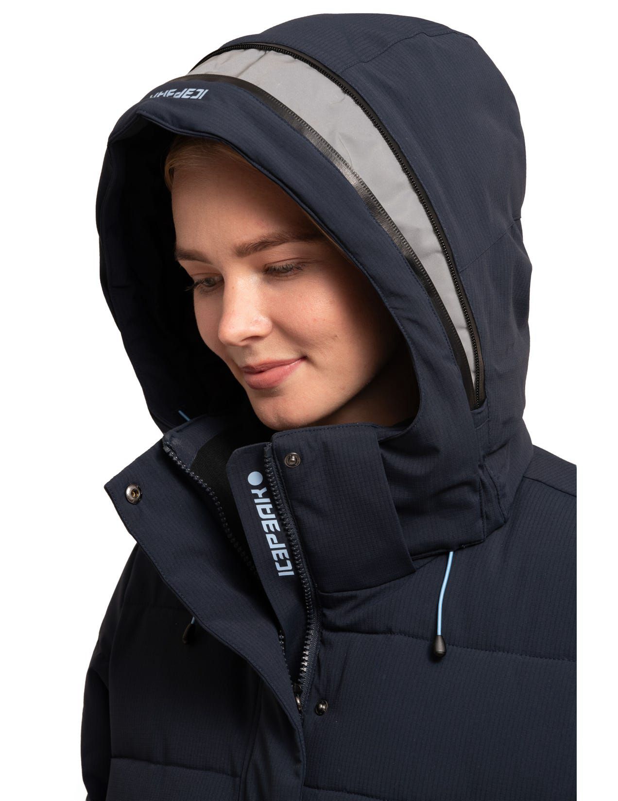 Dark Blue Women Icepeak Marble Winter Jacket | USA-IUG960412