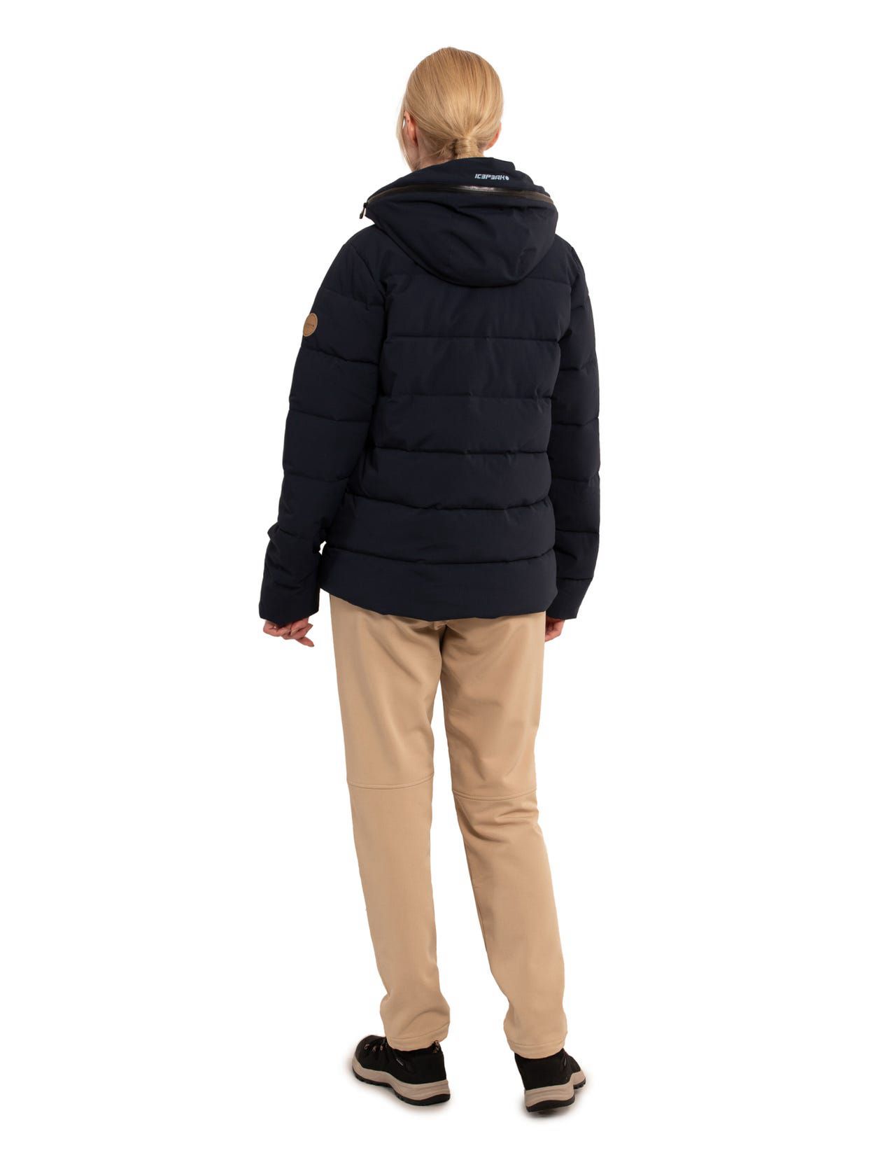 Dark Blue Women Icepeak Marble Winter Jacket | USA-IUG960412