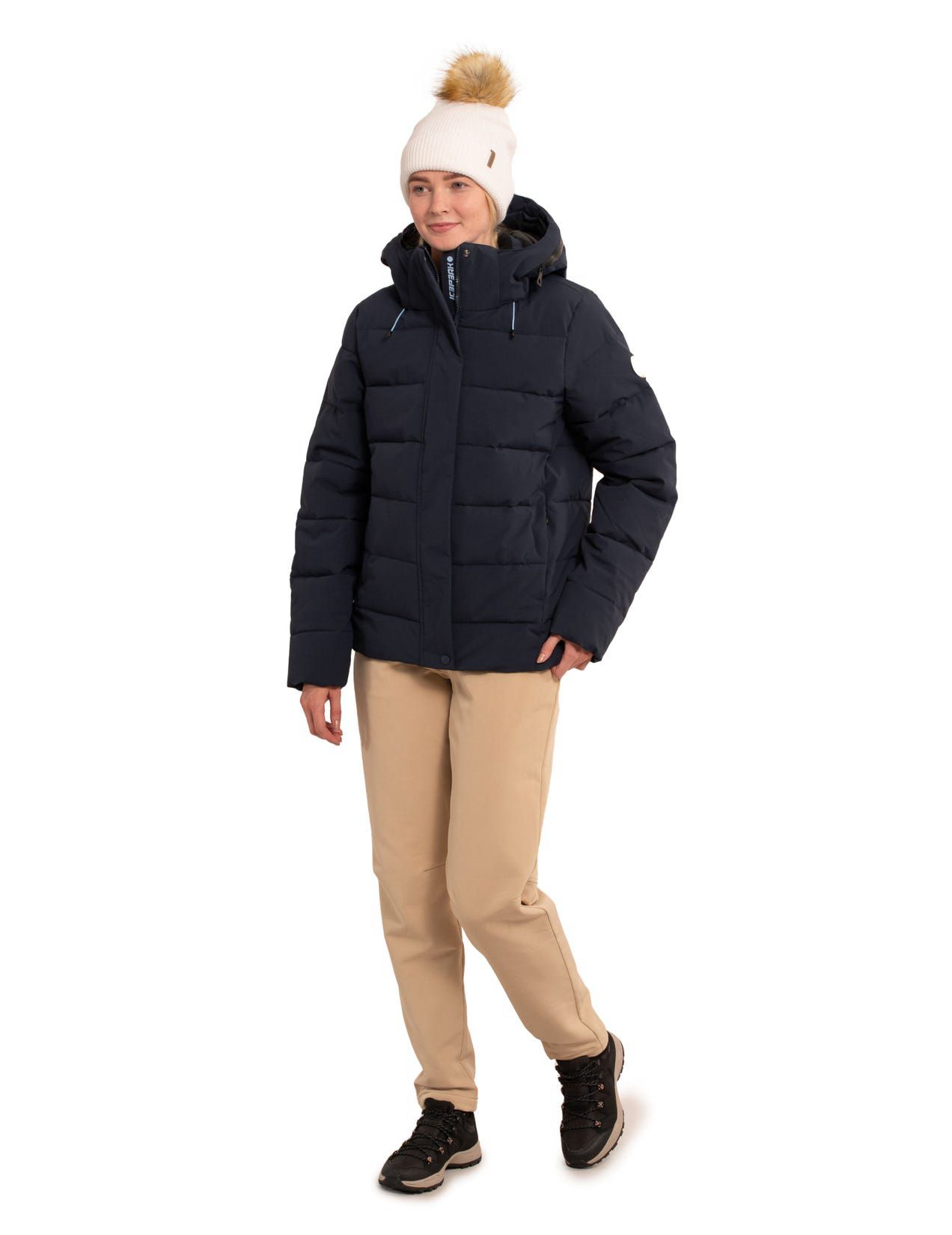 Dark Blue Women Icepeak Marble Winter Jacket | USA-IUG960412