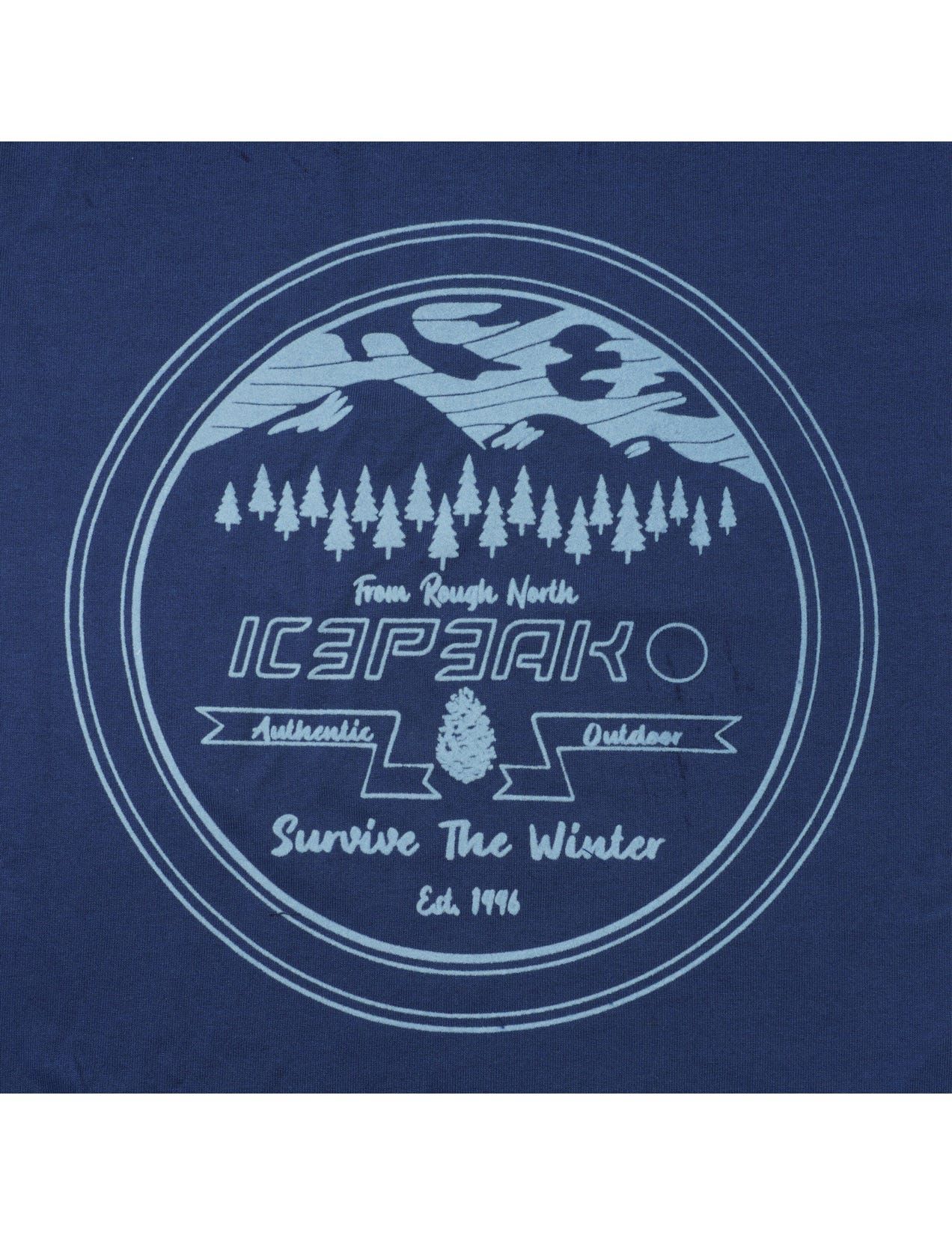 Dark Blue Women Icepeak Millsboro T-Shirt | USA-ARS964170