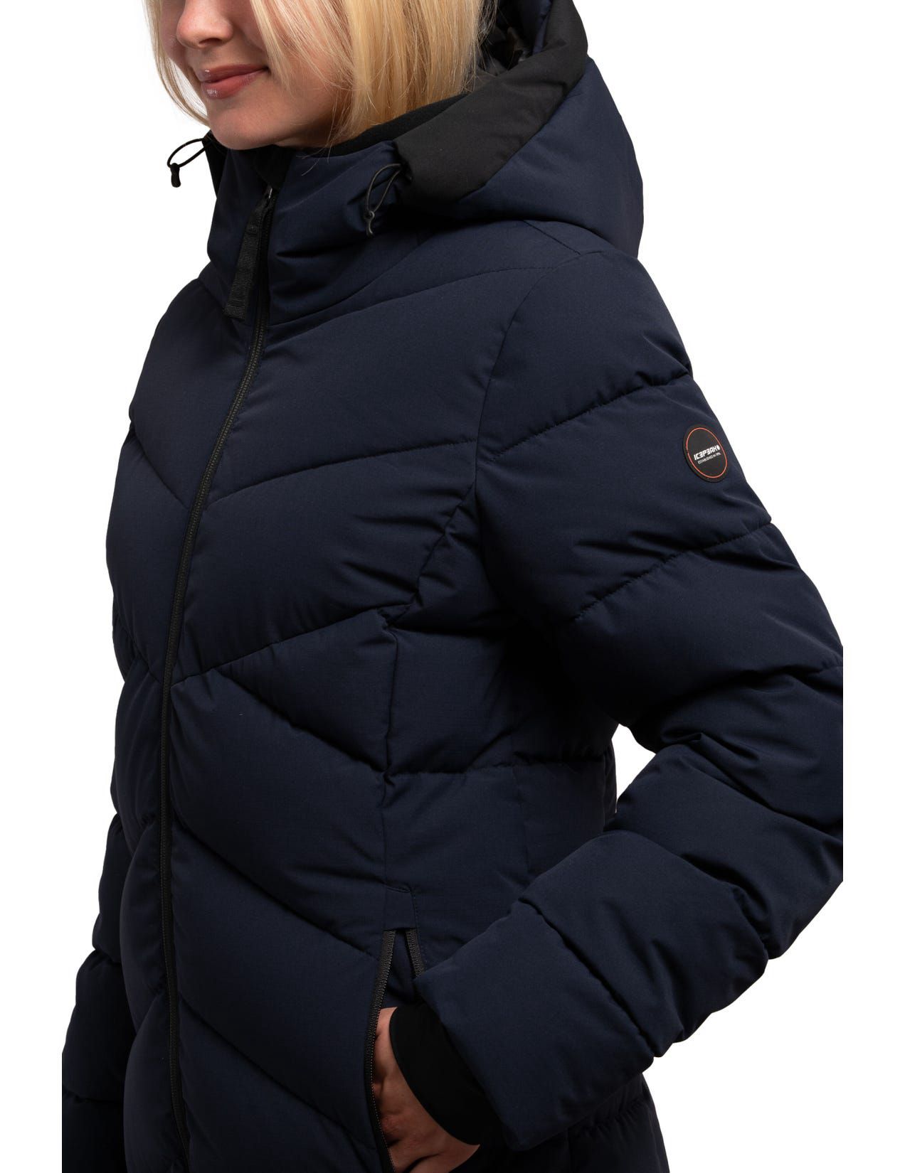 Dark Blue Women Icepeak Partridge Coat | USA-THI701842