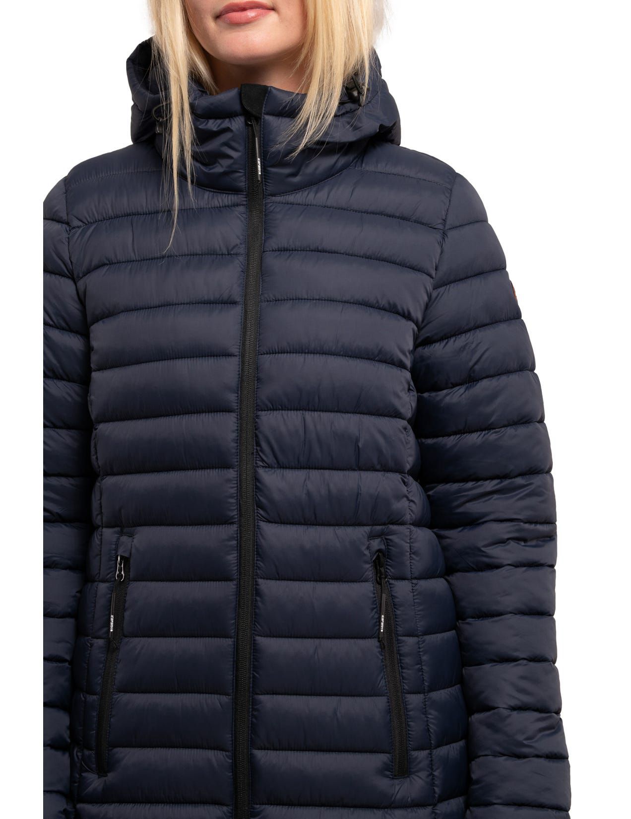 Dark Blue Women Icepeak Perla Coat | USA-YUK904681