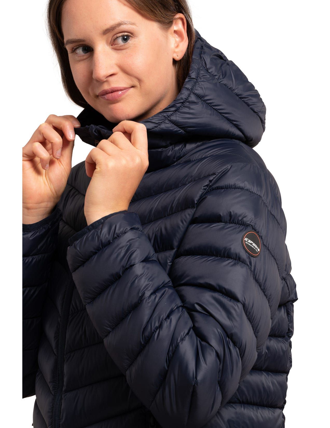 Dark Blue Women Icepeak Vinton Coat | USA-EBC527914