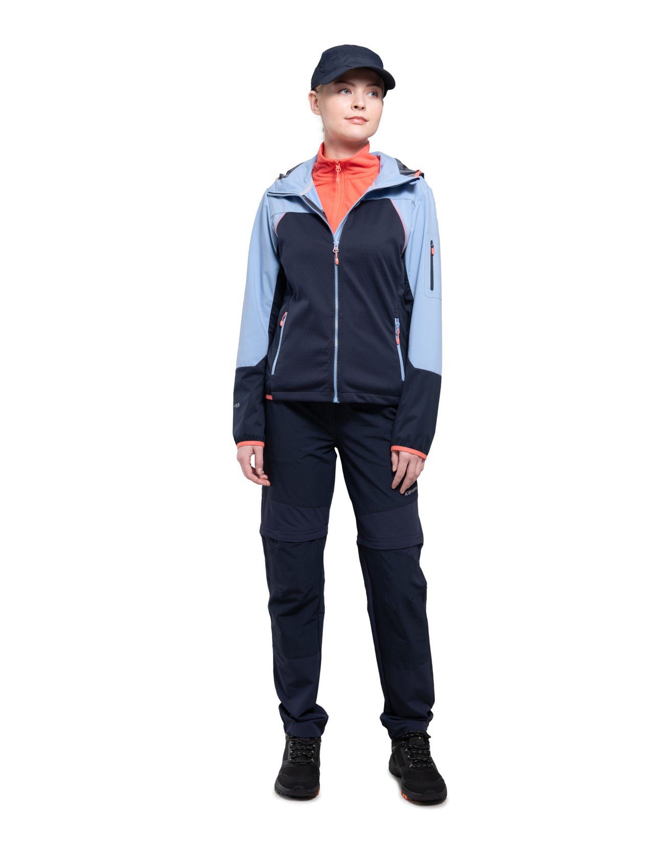 Dark Blue / Blue Women Icepeak Braden Softshell Jacket | USA-IOX780196