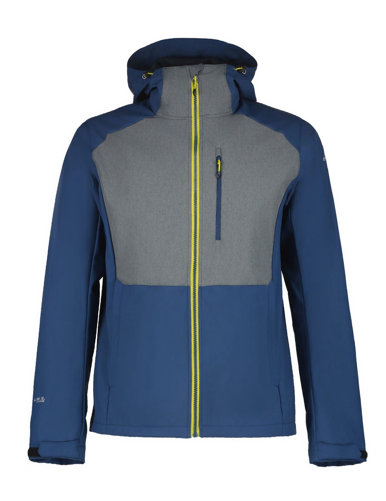 Dark Blue / Grey Men Icepeak Buxton Softshell Jacket | USA-KXP816739