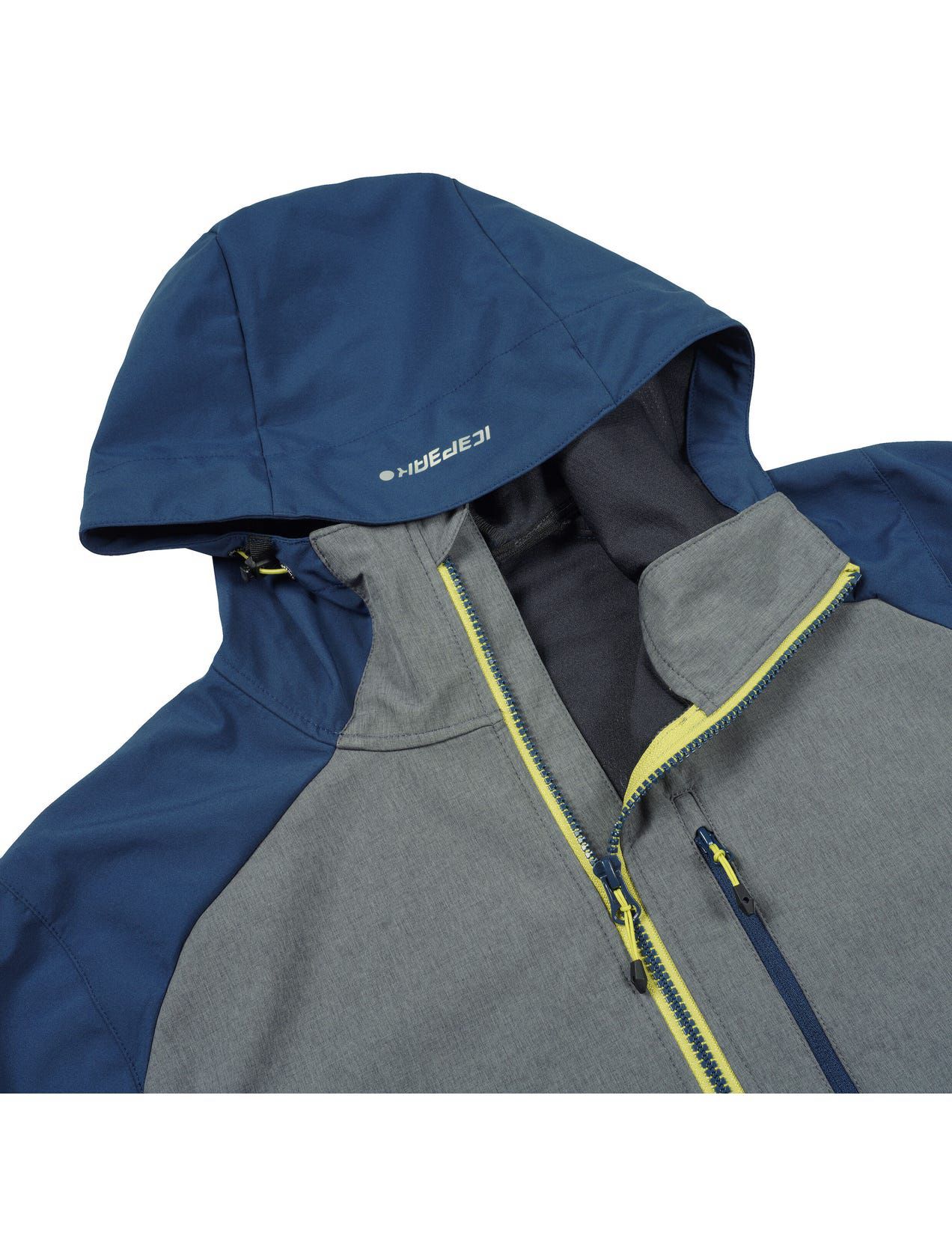 Dark Blue / Grey Men Icepeak Buxton Softshell Jacket | USA-KXP816739