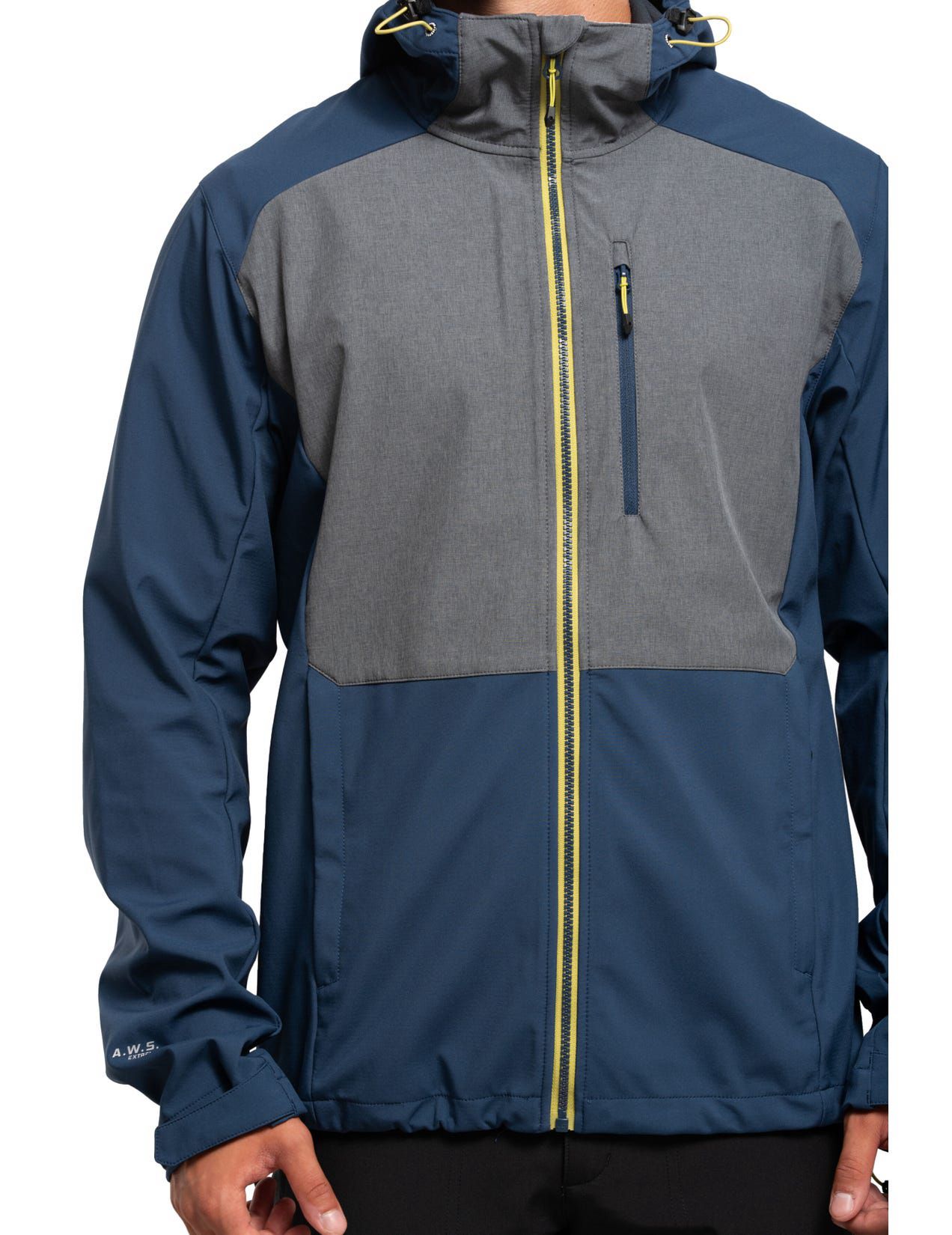 Dark Blue / Grey Men Icepeak Buxton Softshell Jacket | USA-KXP816739