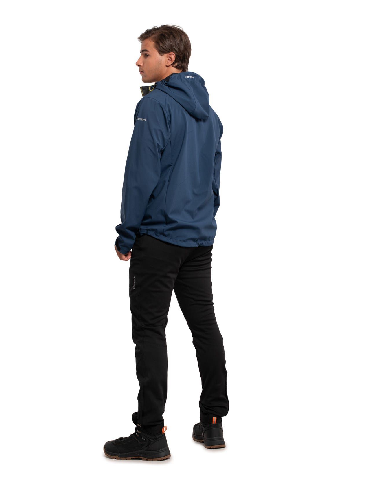 Dark Blue / Grey Men Icepeak Buxton Softshell Jacket | USA-KXP816739