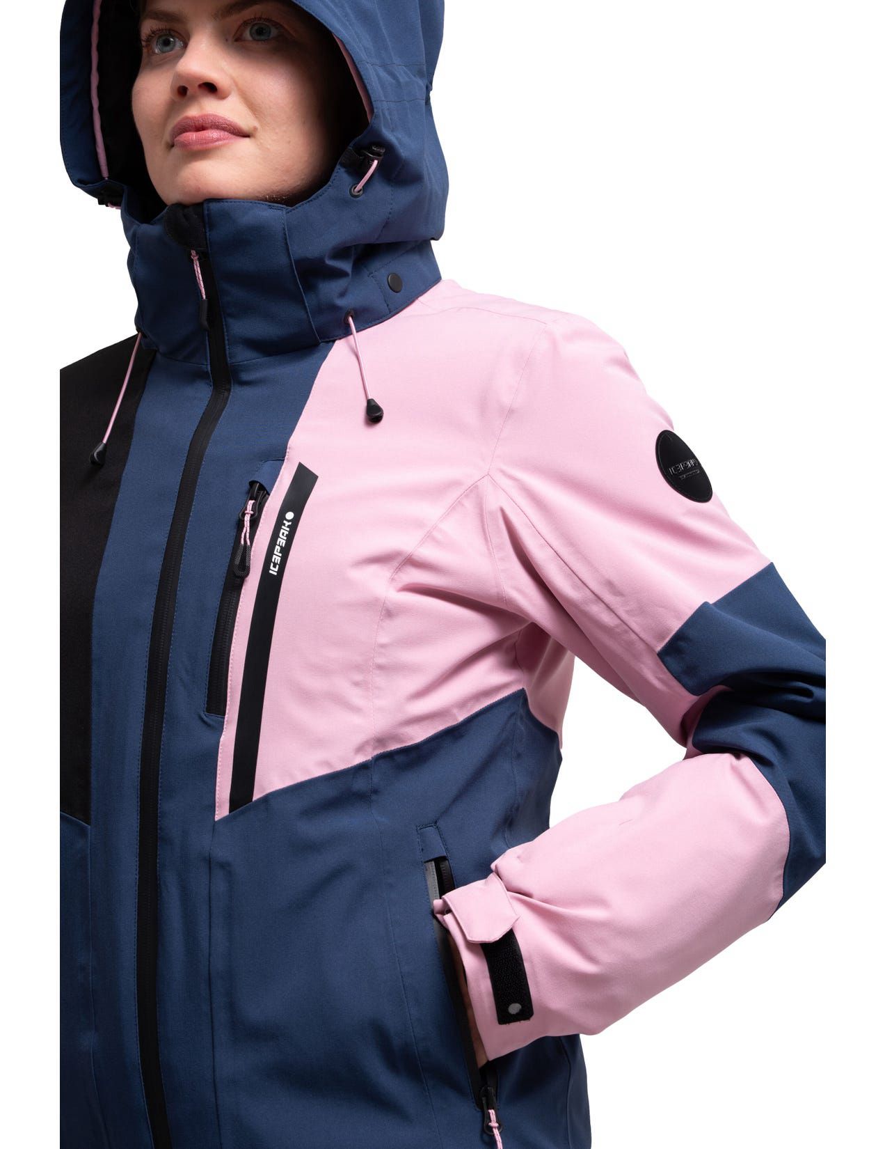 Dark Blue / Pink Women Icepeak Fithian Ski Jacket | USA-NBZ739608