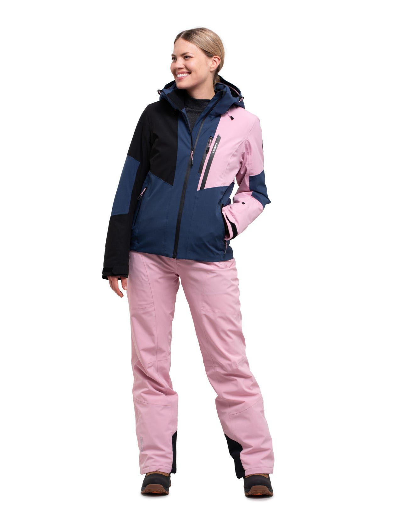 Dark Blue / Pink Women Icepeak Fithian Ski Jacket | USA-NBZ739608