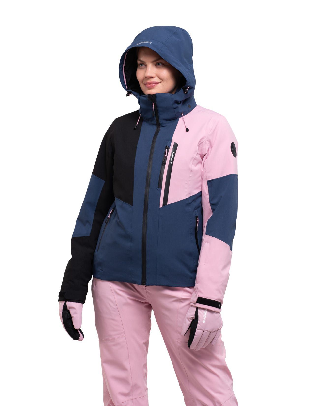 Dark Blue / Pink Women Icepeak Fithian Ski Jacket | USA-NBZ739608