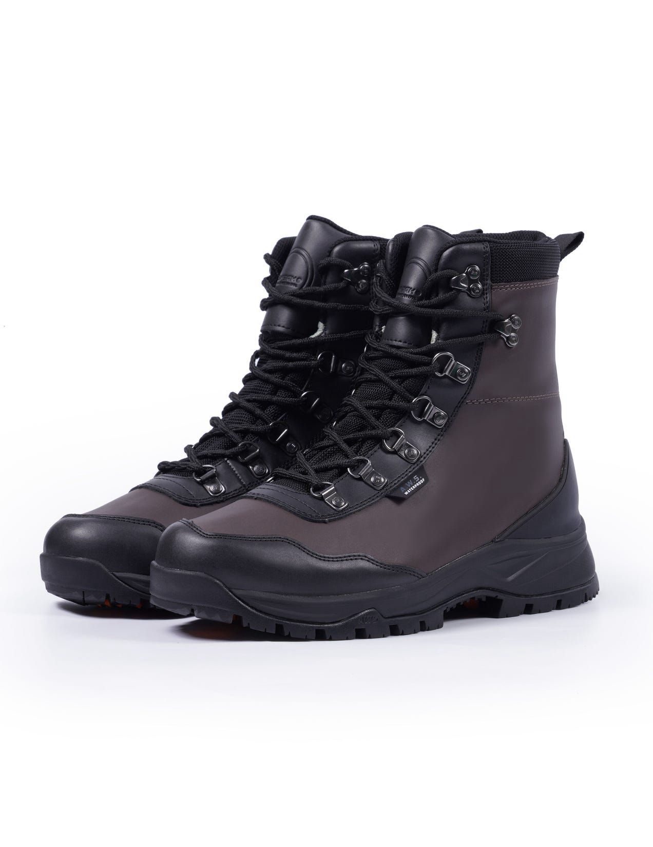 Dark Brown Men Icepeak Aosta Mid-cut Hiking Boots | USA-FGR243705