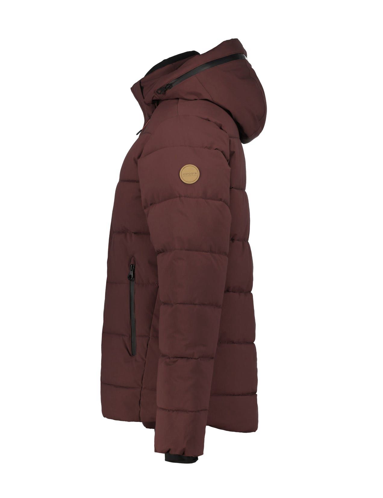 Dark Brown Men Icepeak Bixby Winter Jacket | USA-UHK645397