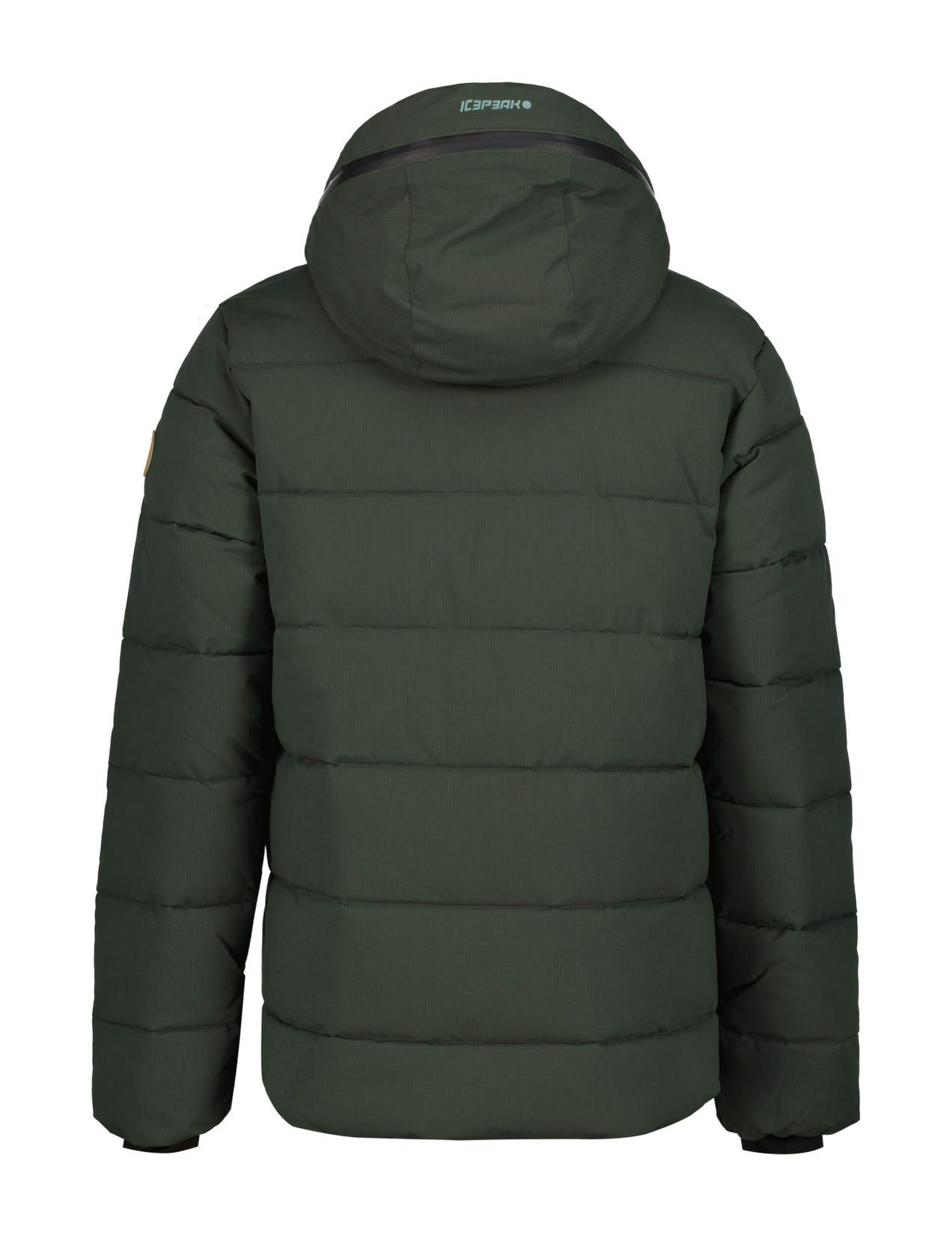 Dark Green Men Icepeak Bixby Winter Jacket | USA-XEJ257341