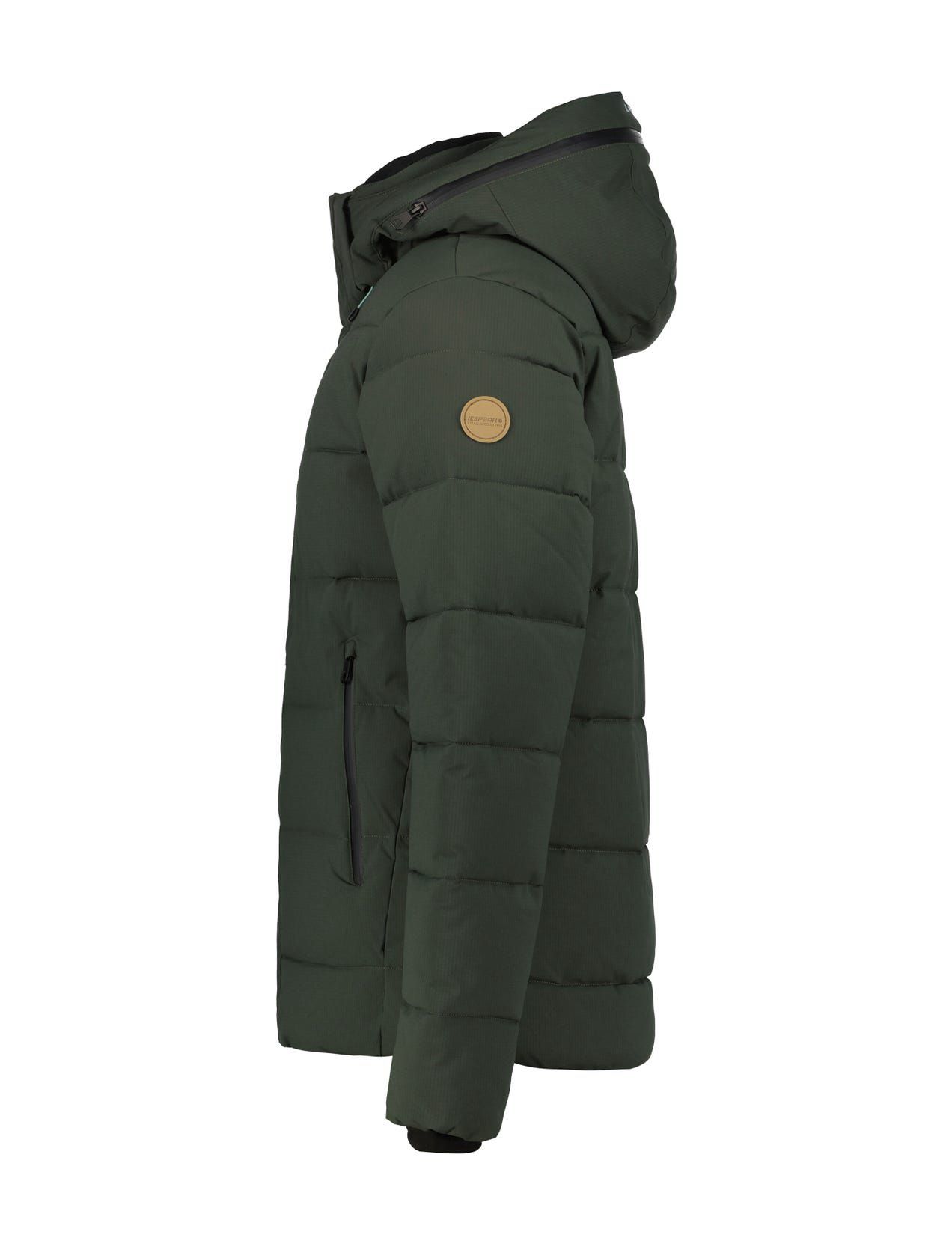 Dark Green Men Icepeak Bixby Winter Jacket | USA-XEJ257341