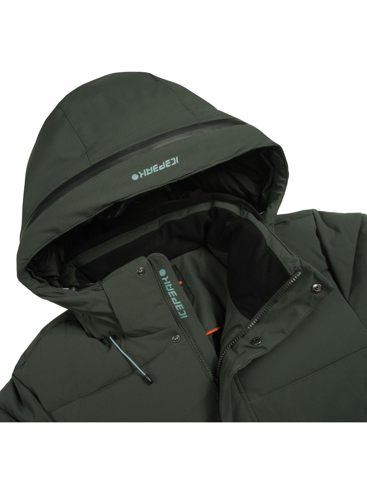 Dark Green Men Icepeak Bixby Winter Jacket | USA-XEJ257341