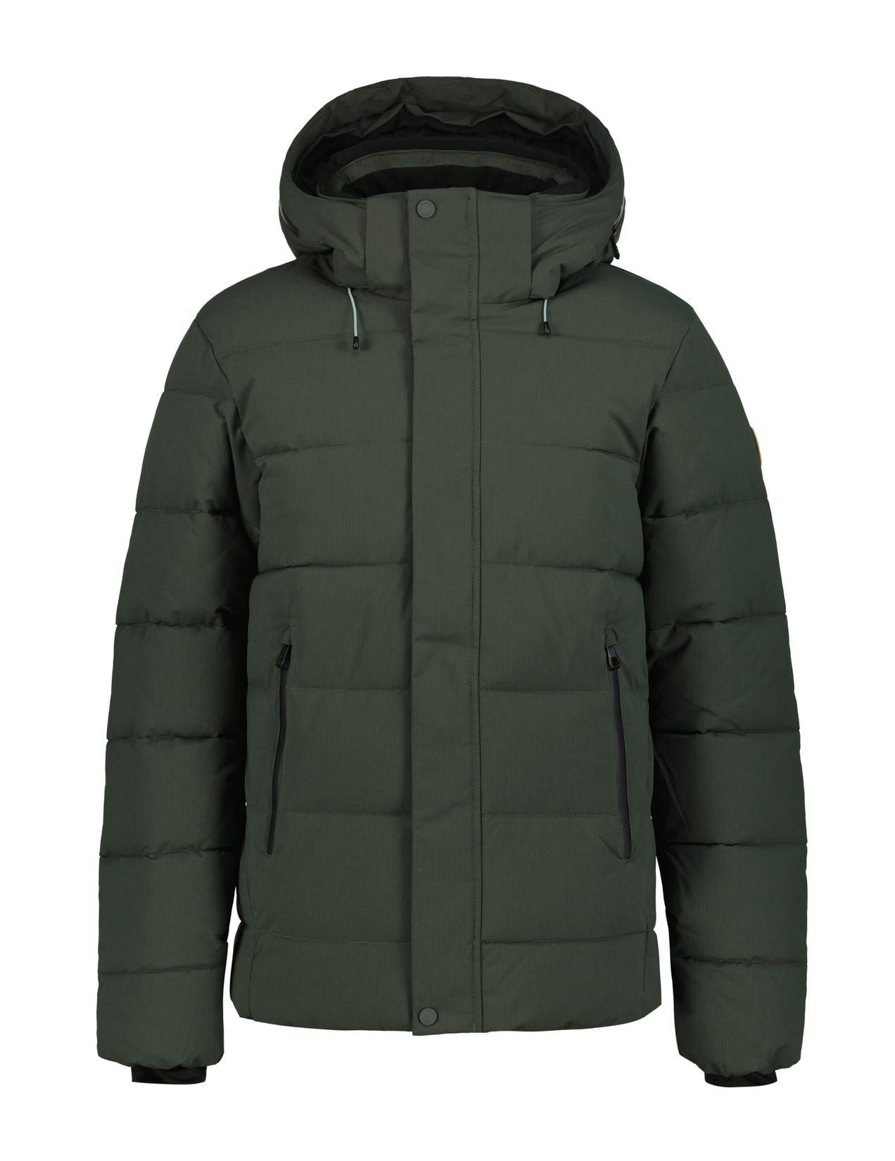 Dark Green Men Icepeak Bixby Winter Jacket | USA-XEJ257341