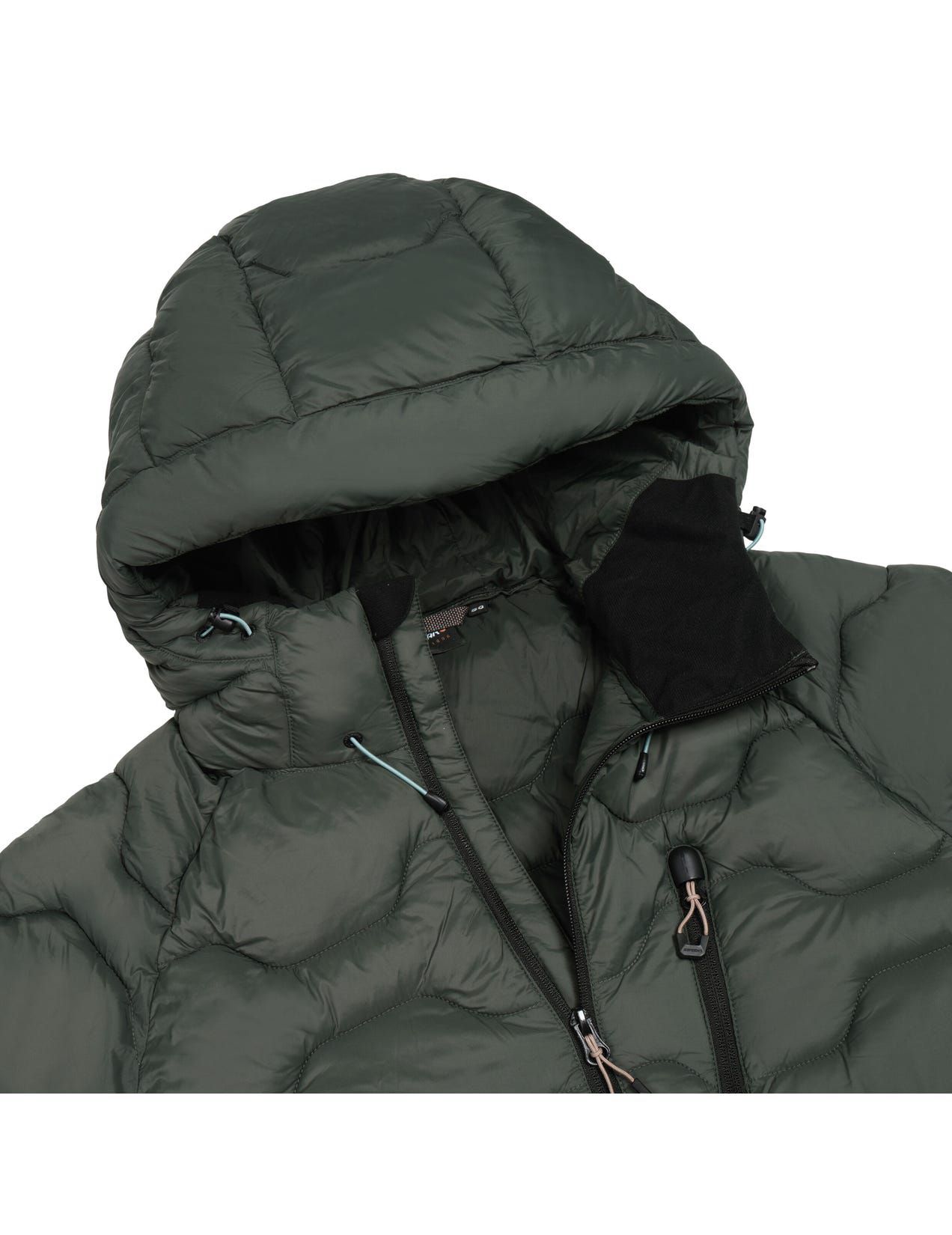 Dark Green Men Icepeak Branch Winter Jacket | USA-CPR014892