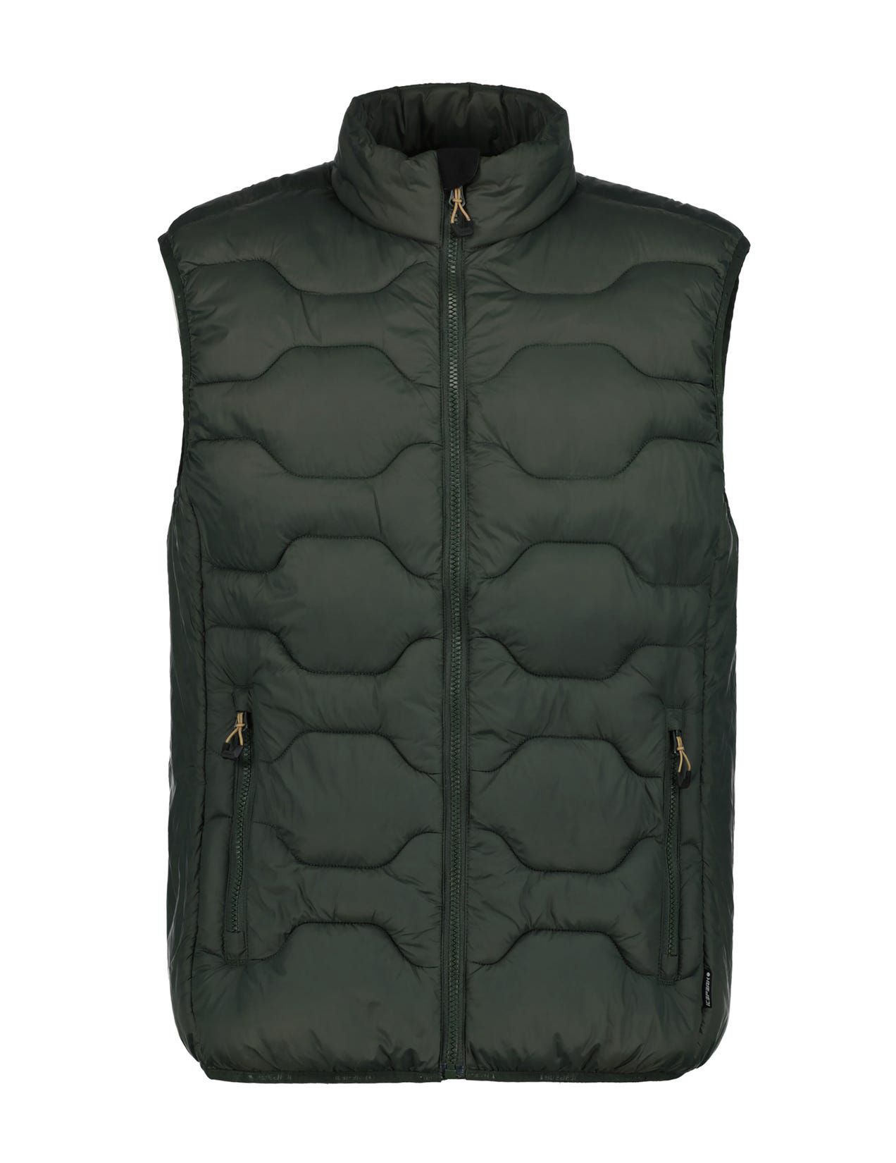 Dark Green Men Icepeak Mertzon Vest | USA-MNP013659