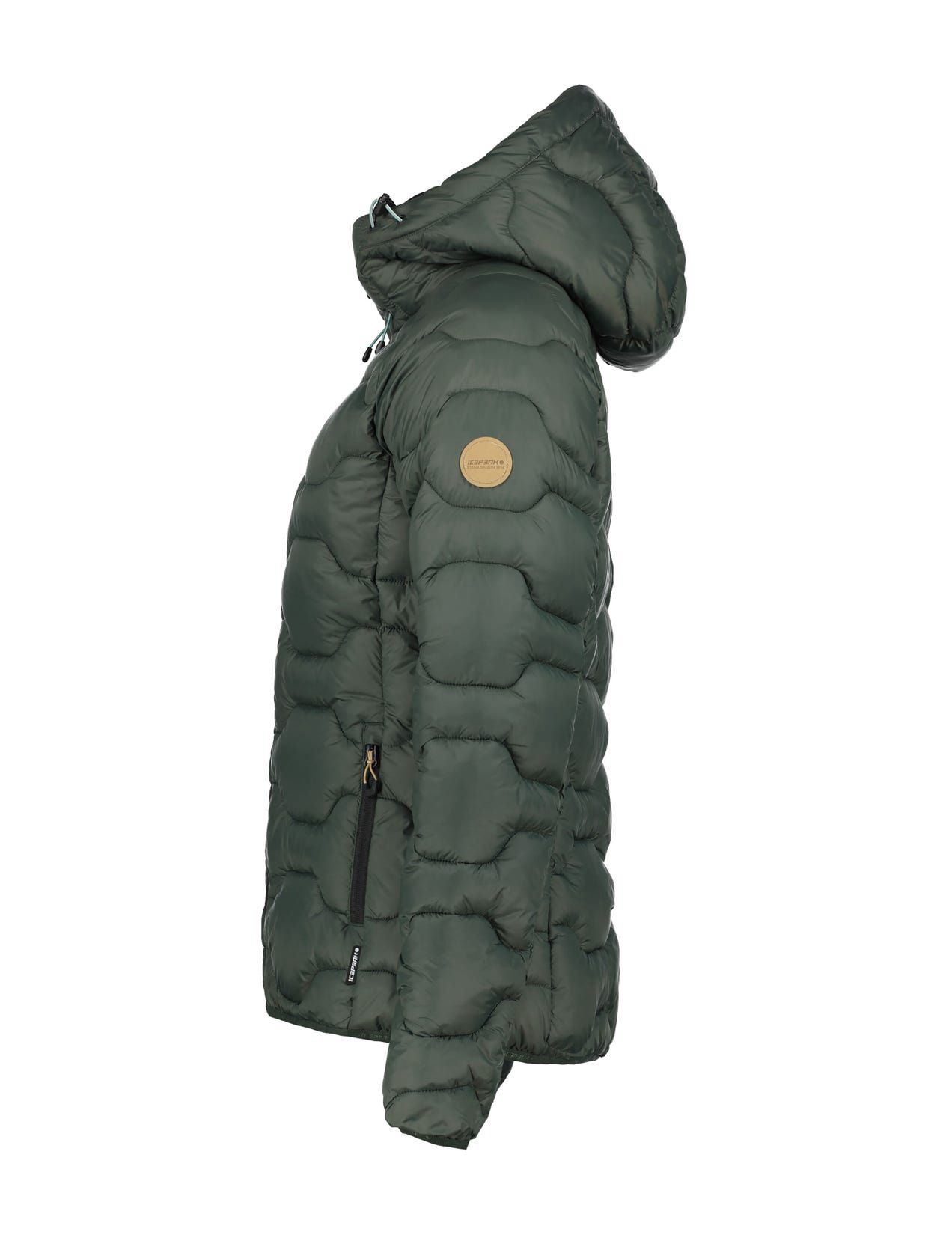 Dark Green Women Icepeak Blackey Winter Jacket | USA-QPD256791