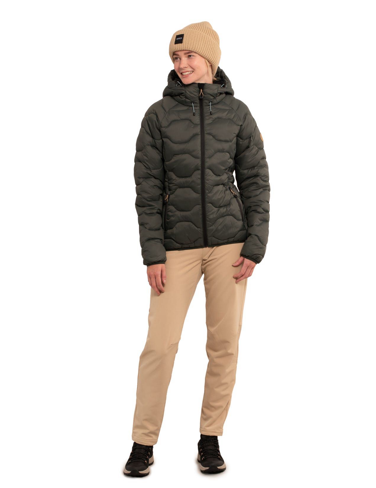 Dark Green Women Icepeak Blackey Winter Jacket | USA-QPD256791