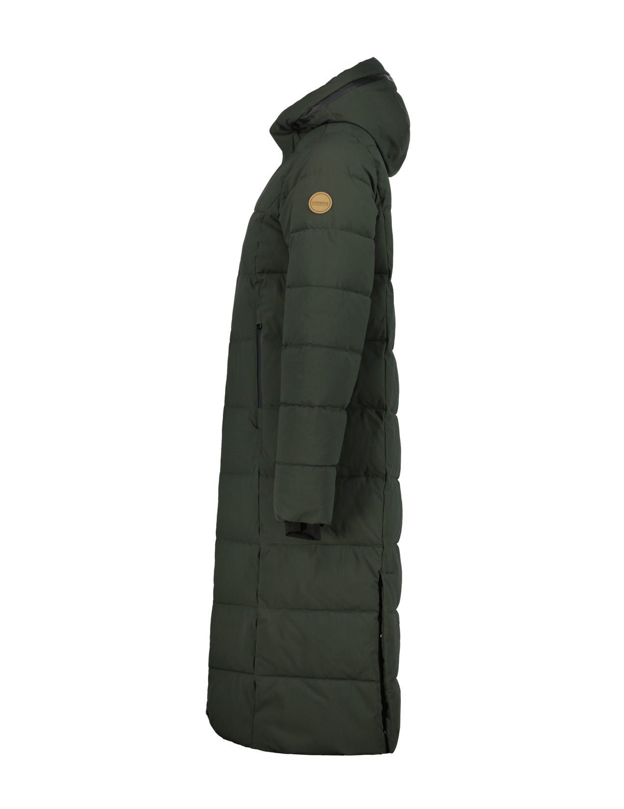 Dark Green Women Icepeak Brilon Coat | USA-GNA016873