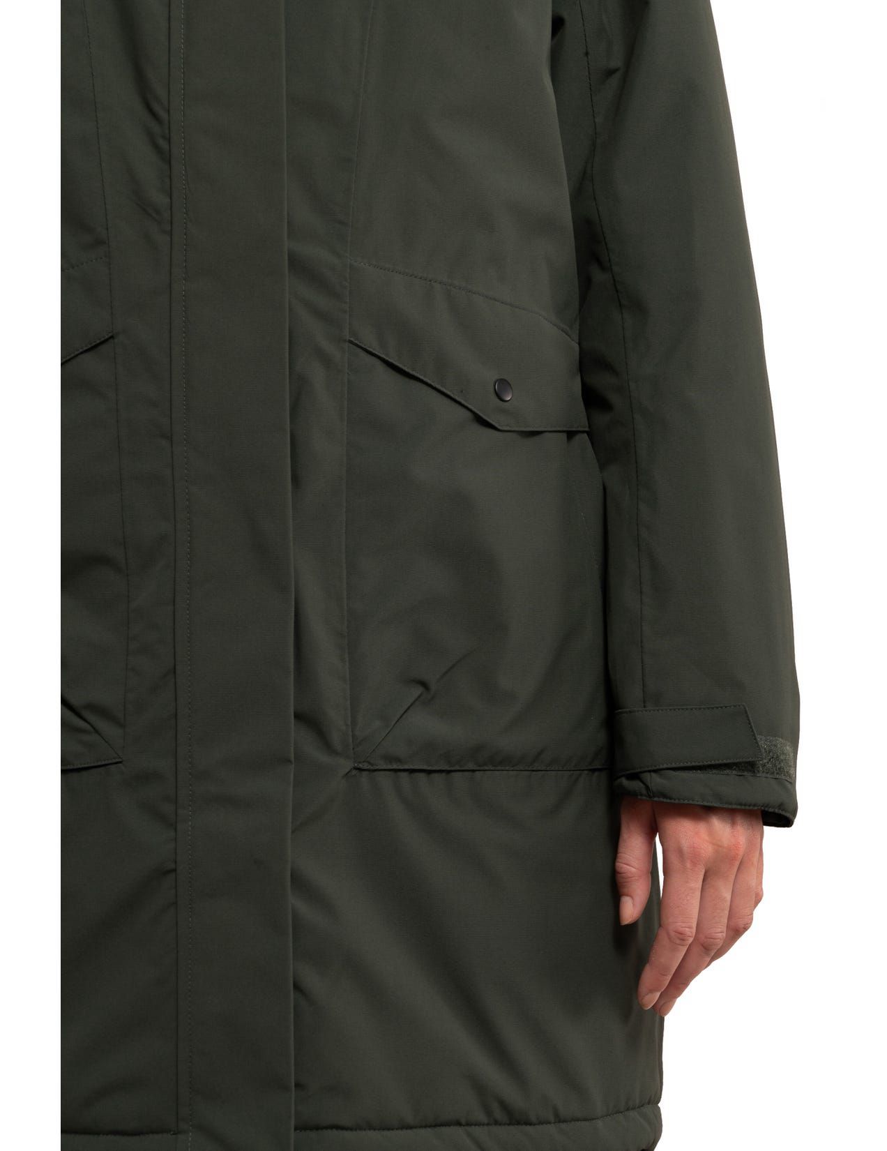 Dark Green Women Icepeak Pageland Parka | USA-ZYD945618