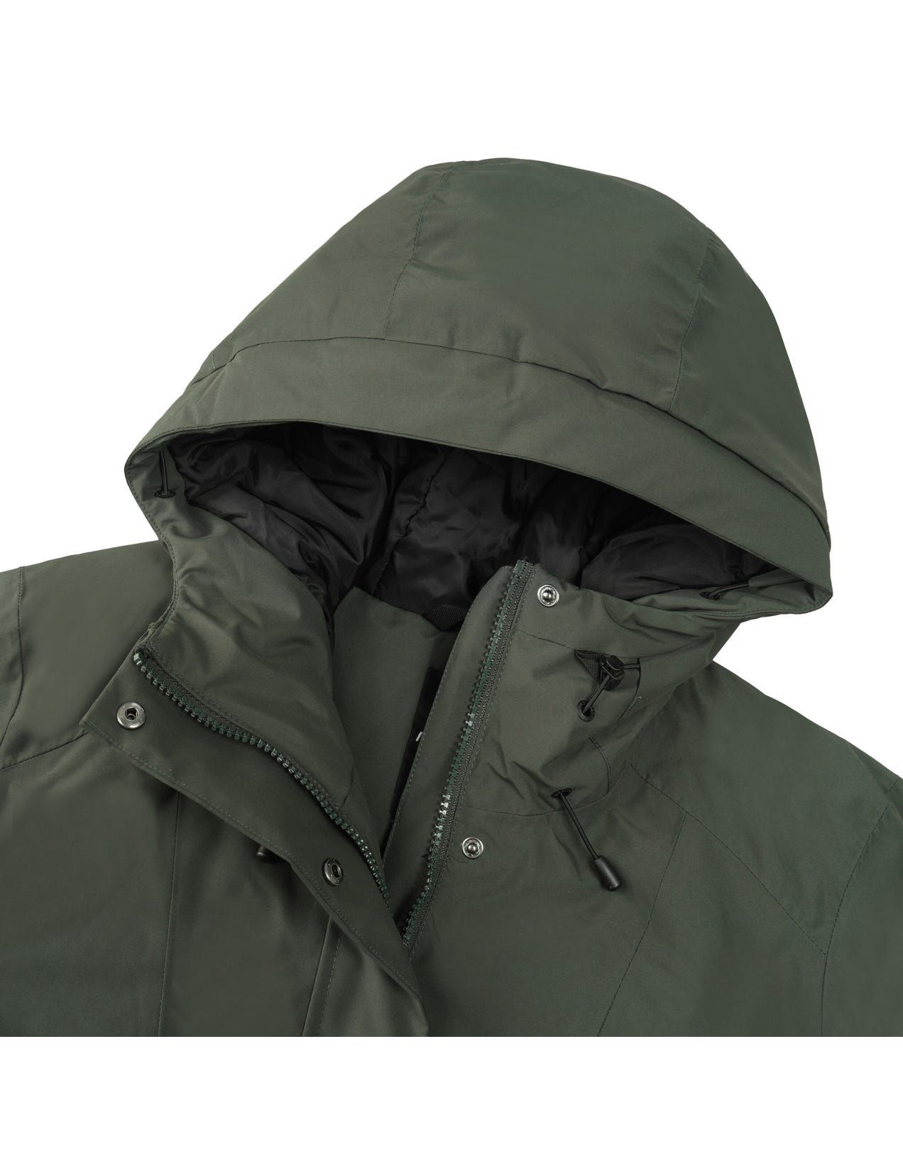 Dark Green Women Icepeak Pageland Parka | USA-ZYD945618