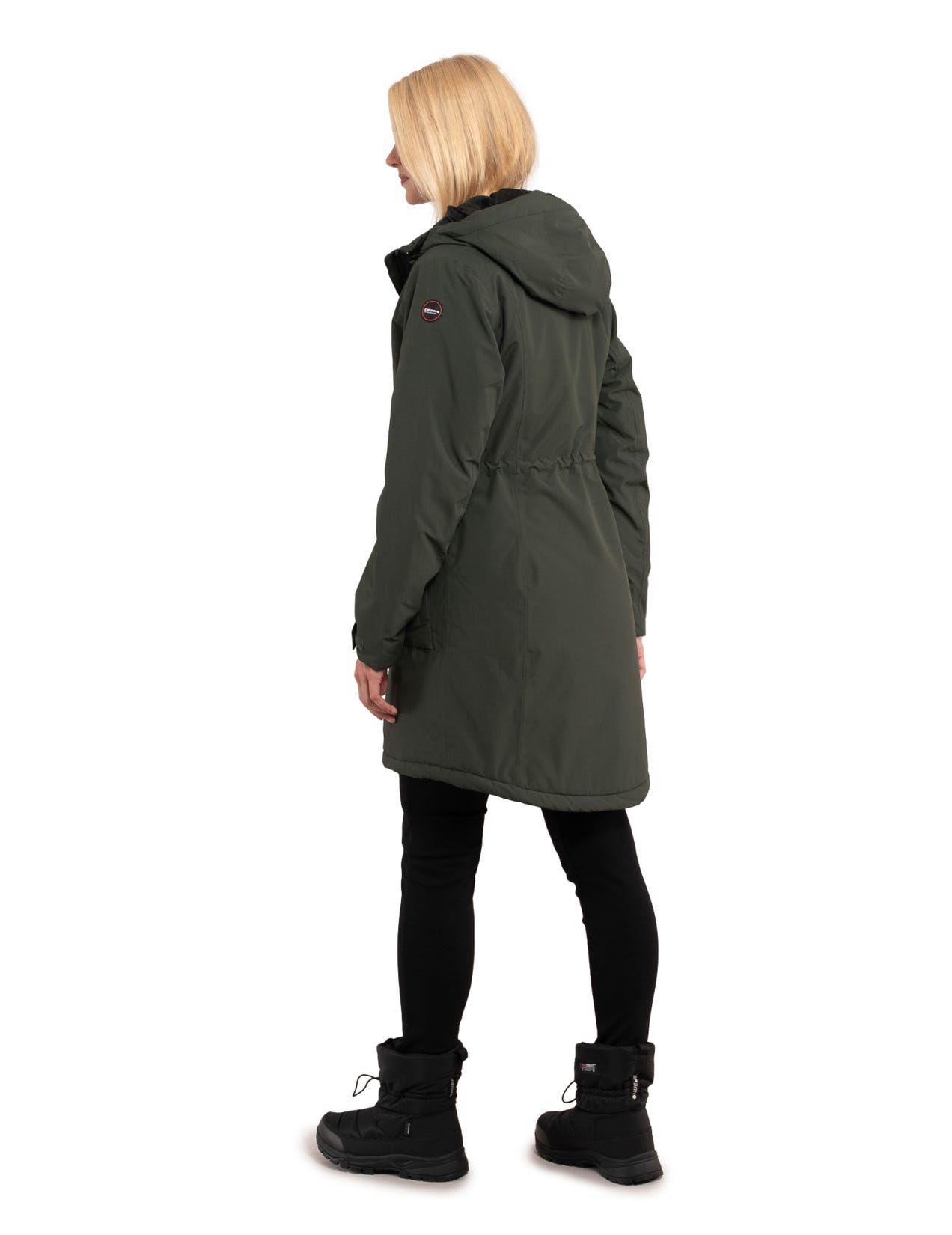 Dark Green Women Icepeak Pageland Parka | USA-ZYD945618