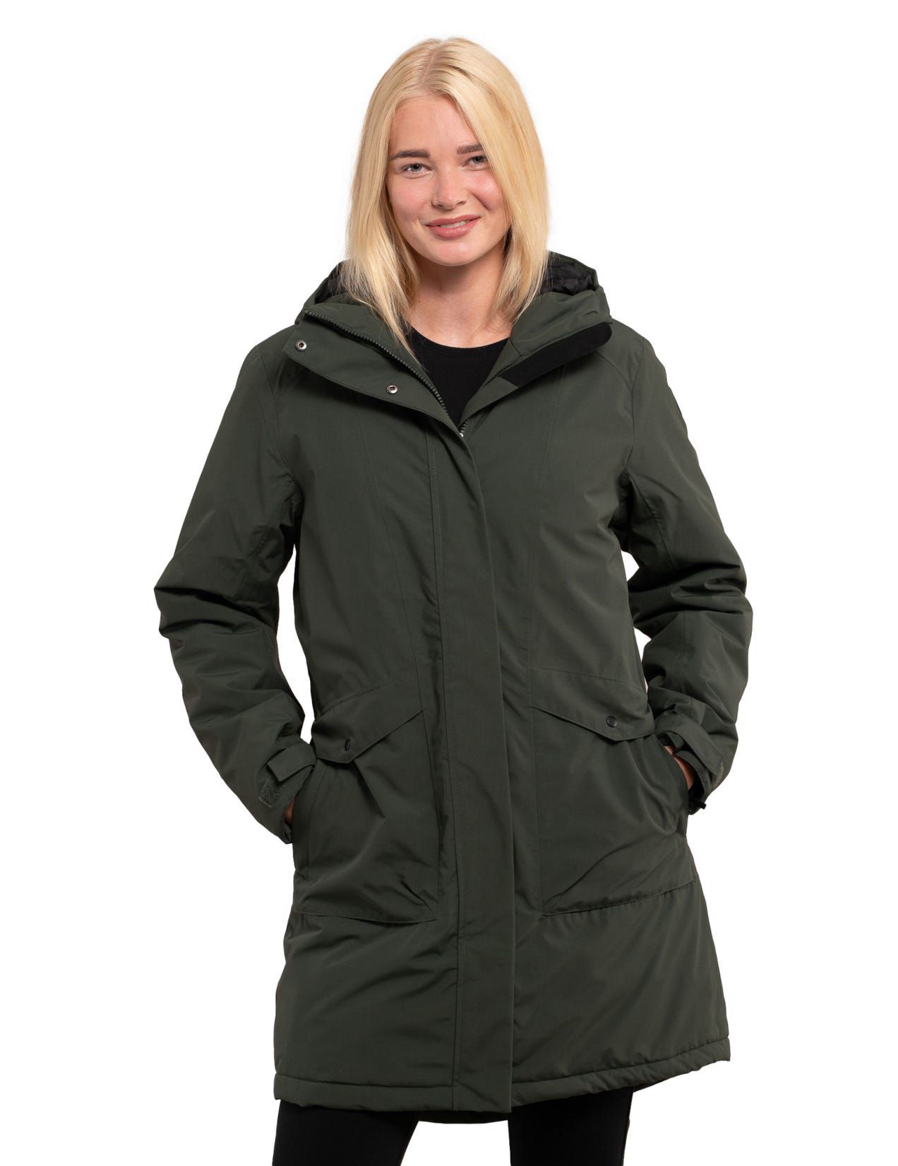 Dark Green Women Icepeak Pageland Parka | USA-ZYD945618