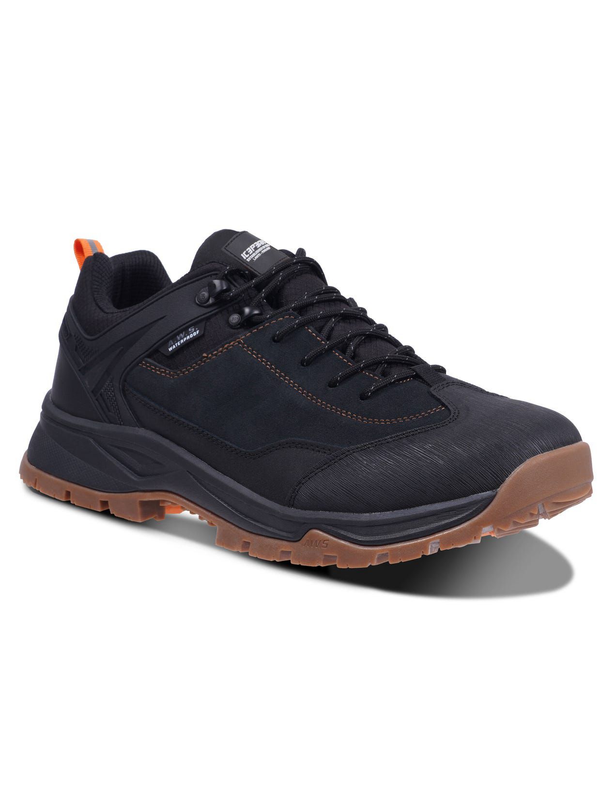 Dark Grey Men Icepeak Abai Low-cut Hiking Shoes | USA-OBN396275