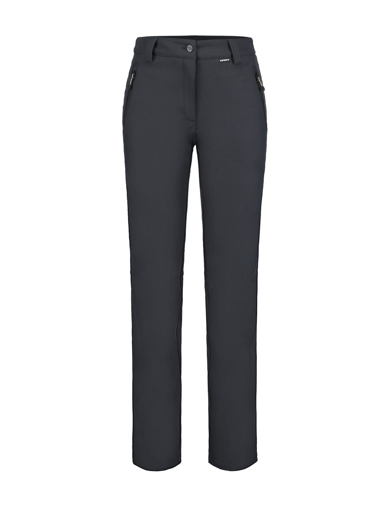 Dark Grey Women Icepeak Bovill Softshell Pants | USA-IVX960521