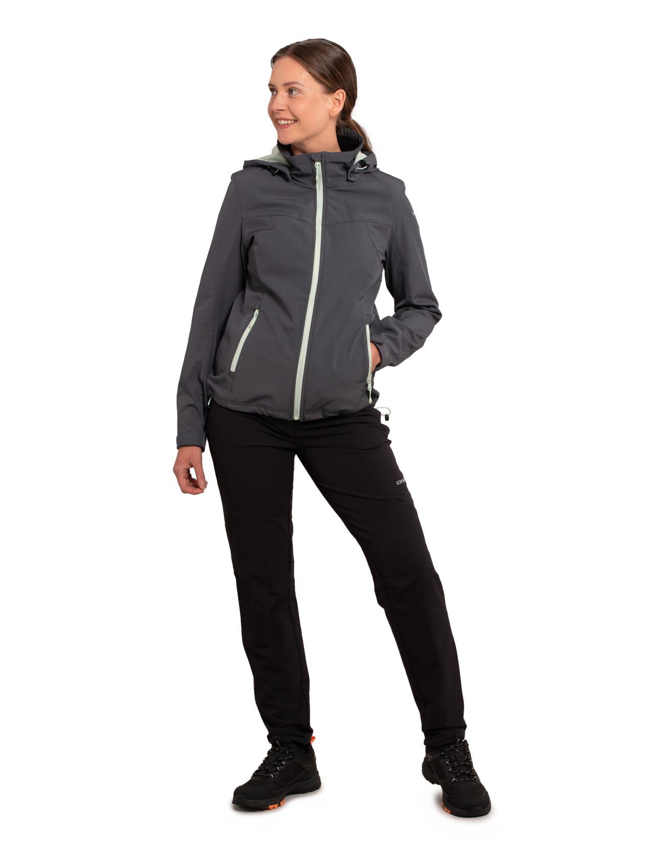 Dark Grey Women Icepeak Brenham Jacket | USA-YLK964801