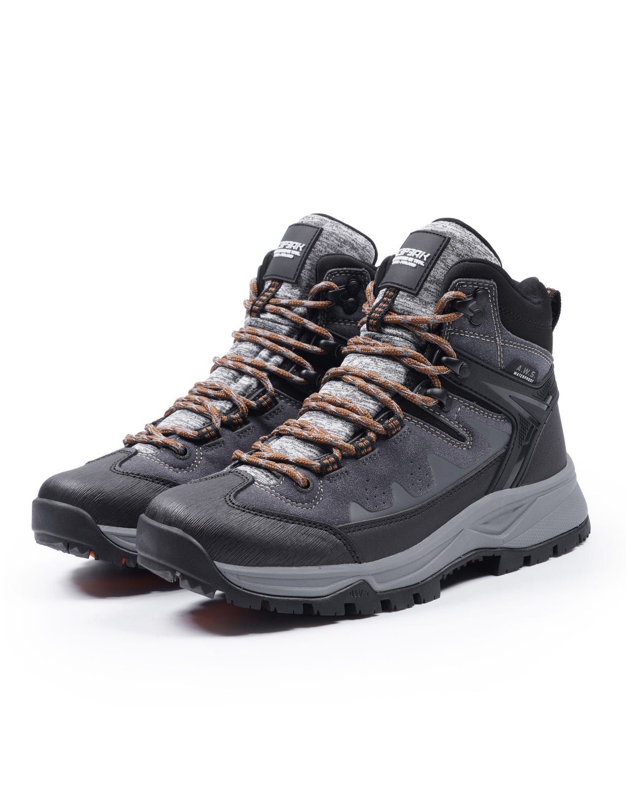 Dark Grey Women Icepeak Wynnes Mid-cut Hiking Boots | USA-JOU512394