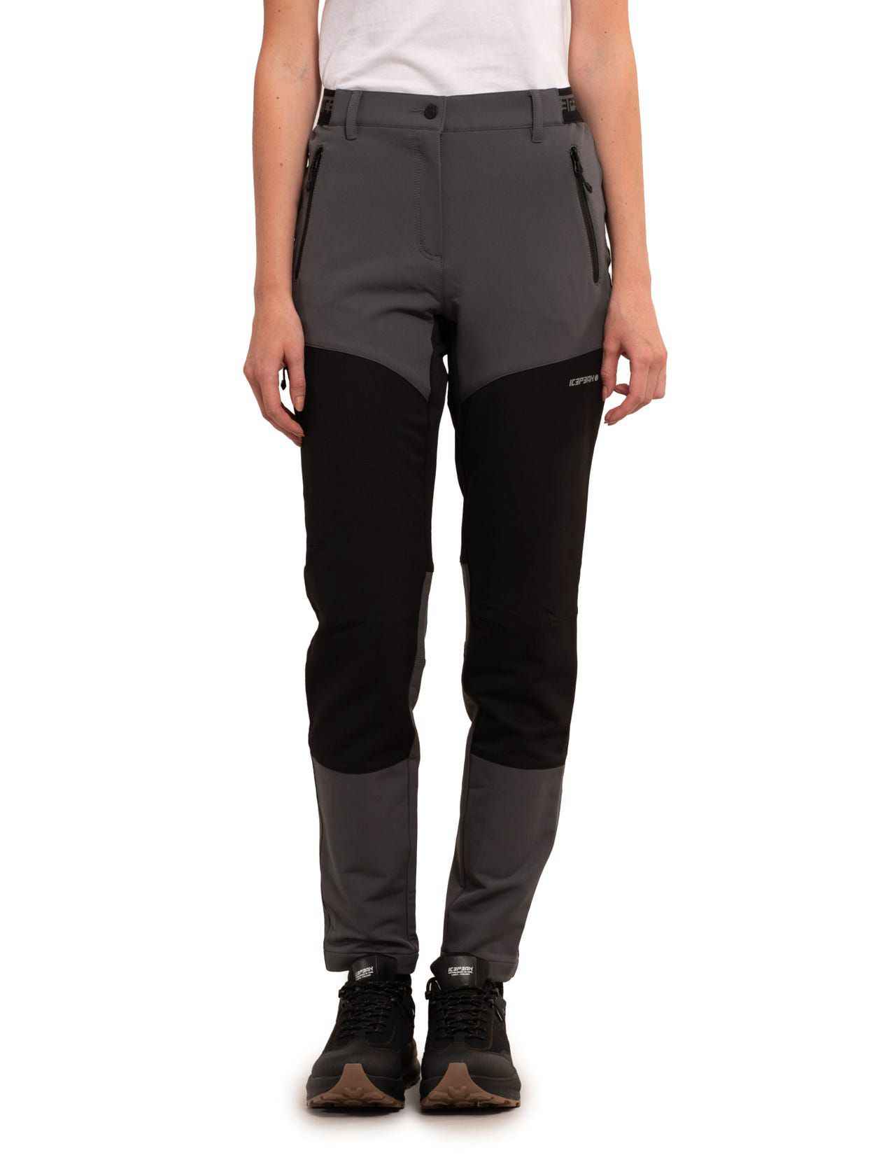 Dark Grey / Black Women Icepeak Bartonville Pants | USA-MWE095142