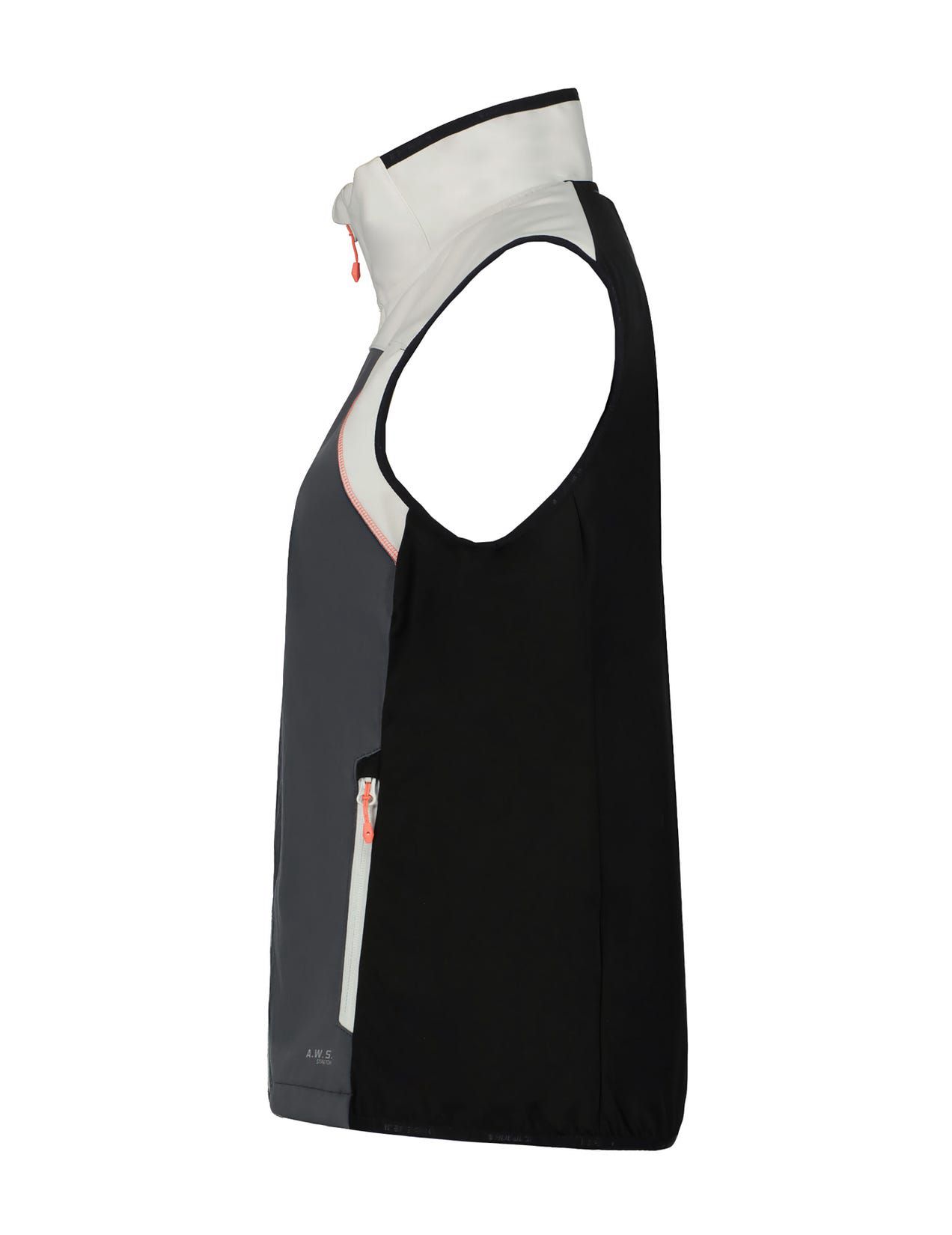 Dark Grey / White / Black Women Icepeak Branson Vest | USA-TQA391705