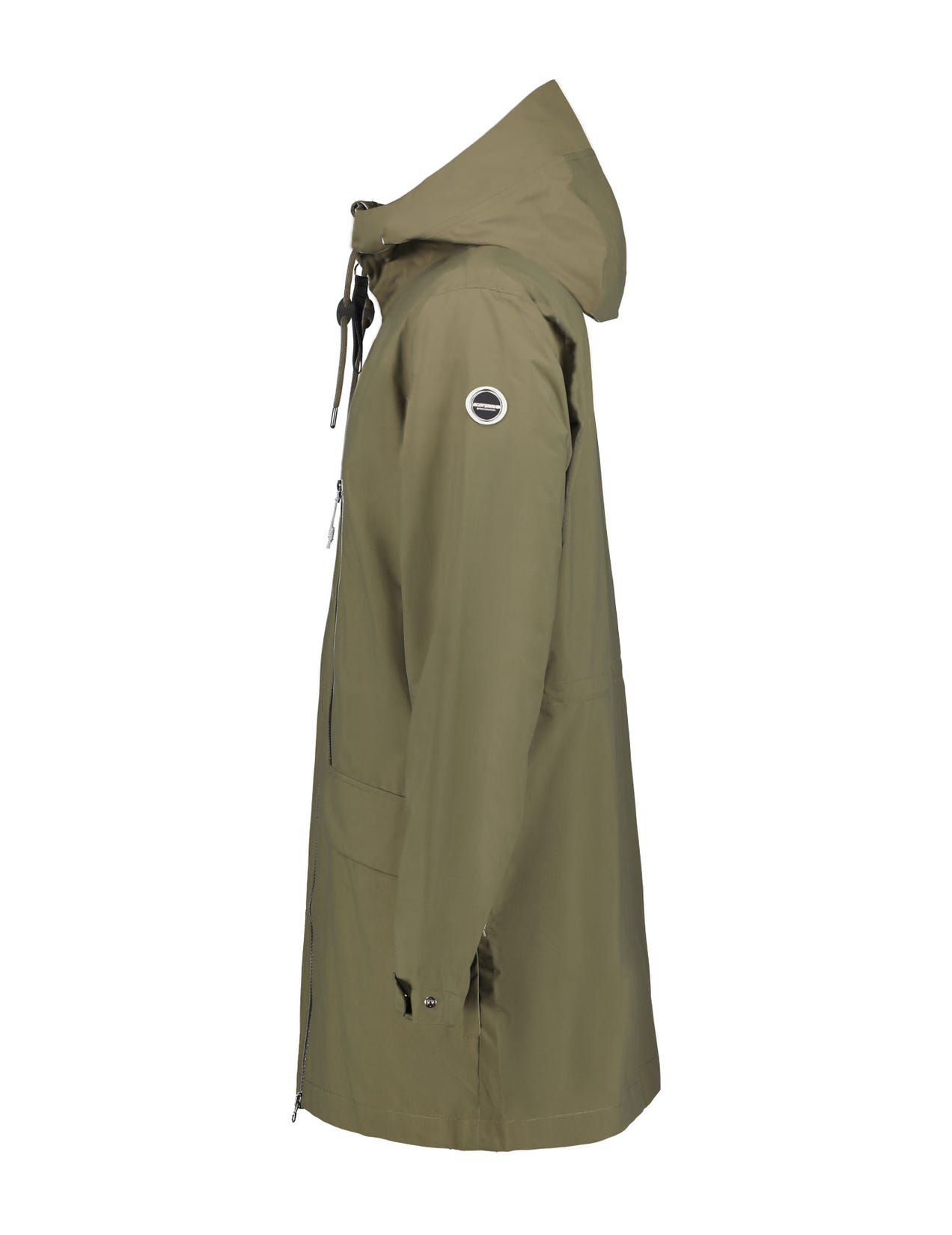 Dark Olive Men Icepeak Alnar Water-repellent Parka | USA-BCF158309