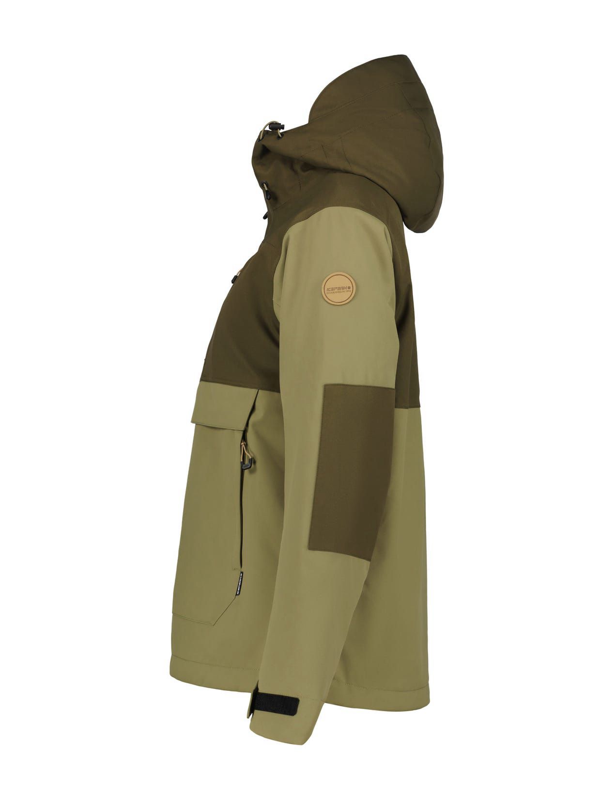 Dark Olive Women Icepeak Mildred Anorak Jacket | USA-NXG390128