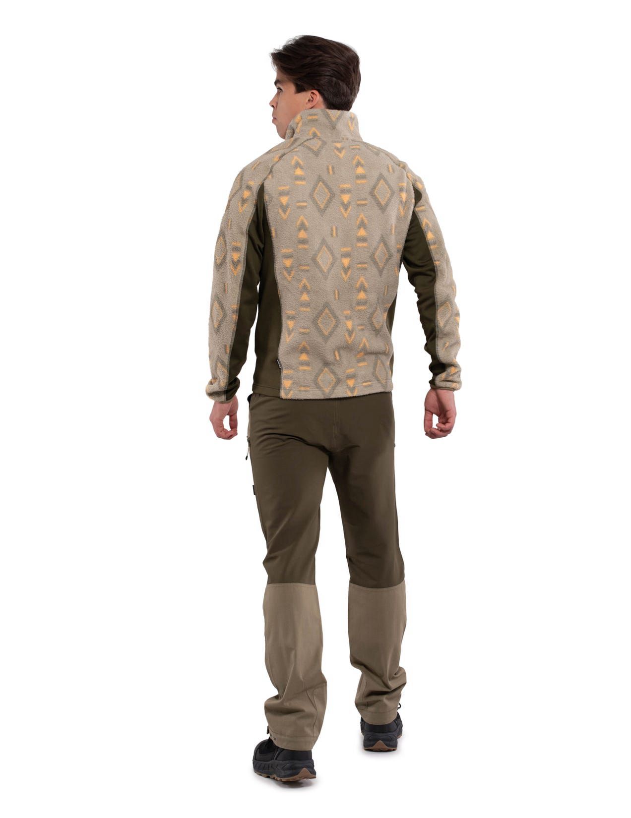 Dark Olive / Beige Men Icepeak Mohawken Jacket | USA-QFE506791