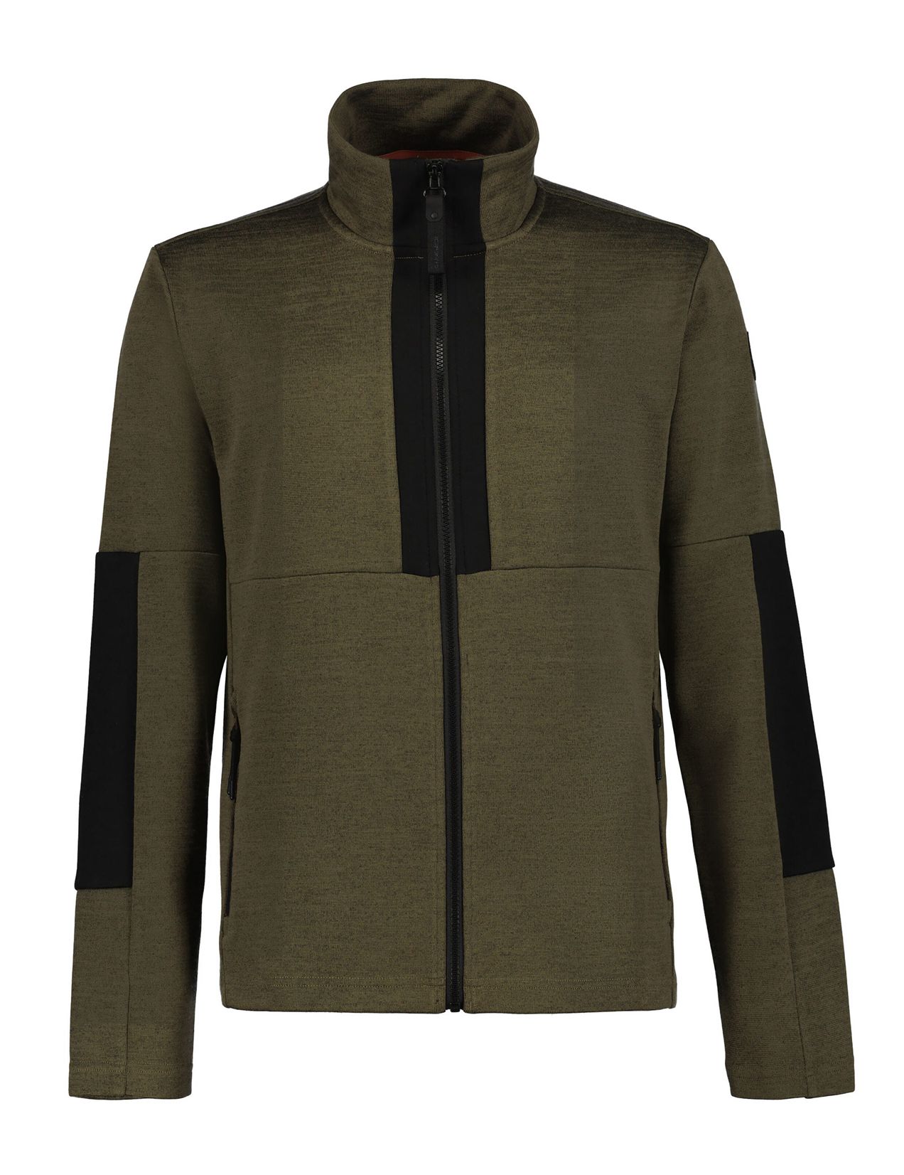 Dark Olive / Black Men Icepeak Alvene Midlayer Jacket | USA-JND832516