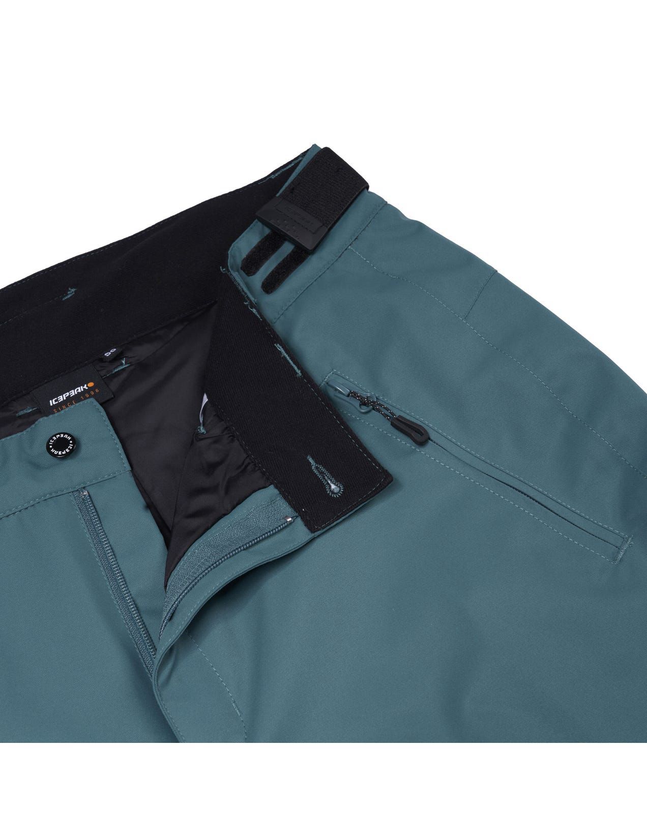 Dark Turquoise Men Icepeak Colman Waterproof Wadded Ski Pants | USA-AYN621408