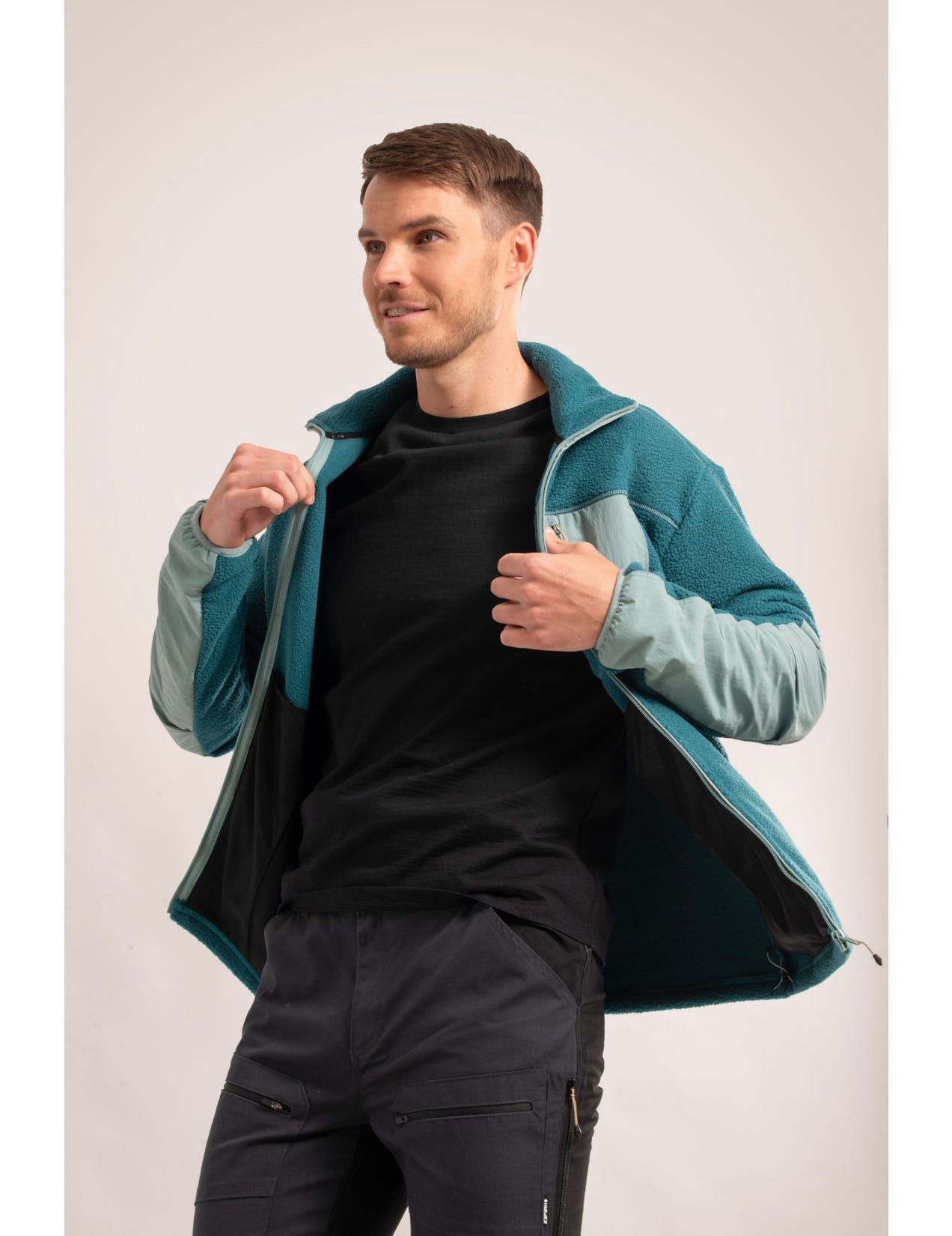 Dark Turquoise Men Icepeak Mohawk Jacket | USA-NWE798526