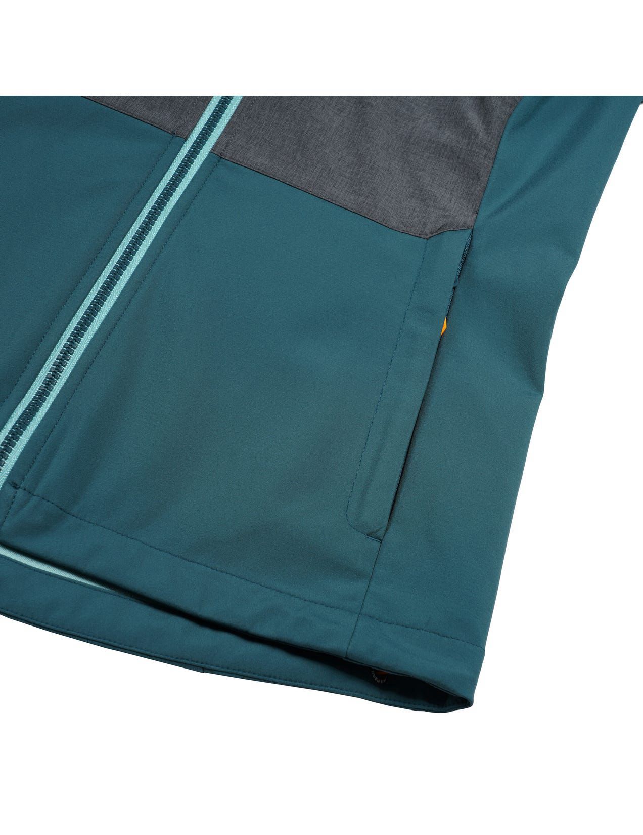 Dark Turquoise / Grey Women Icepeak Burnet Softshell Jacket | USA-SVM318469