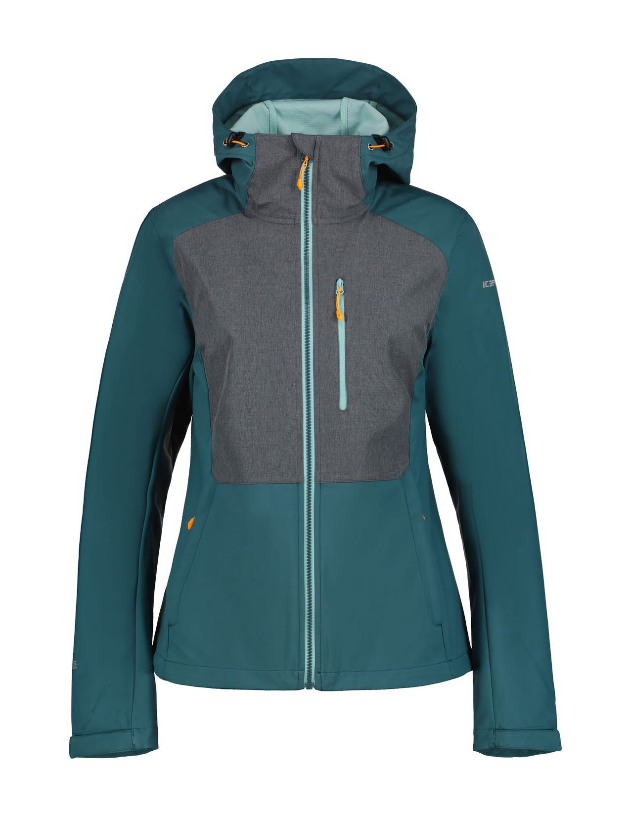 Dark Turquoise / Grey Women Icepeak Burnet Softshell Jacket | USA-SVM318469